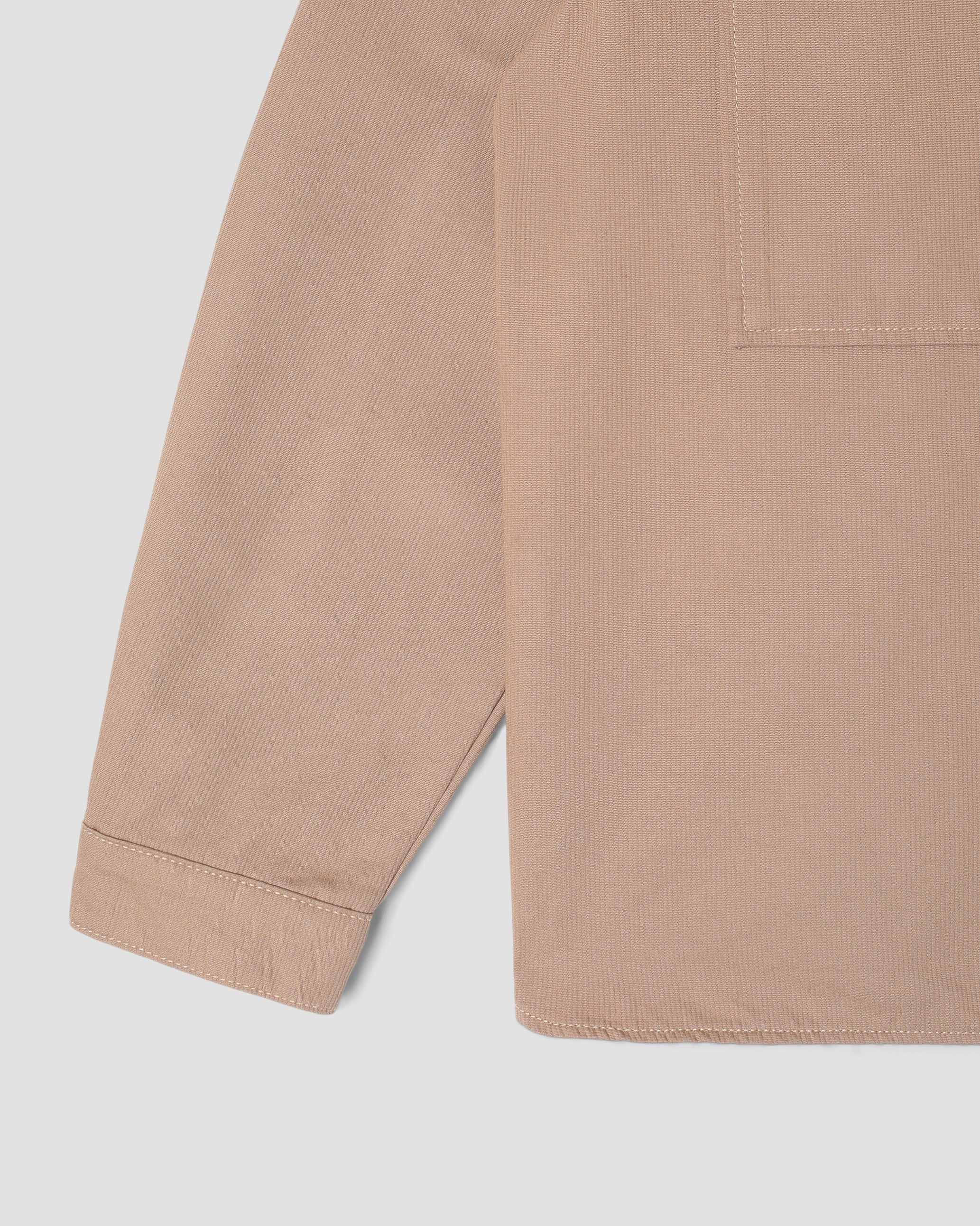 Painters Pop Over Shirt - Khaki Bedford - Image 4