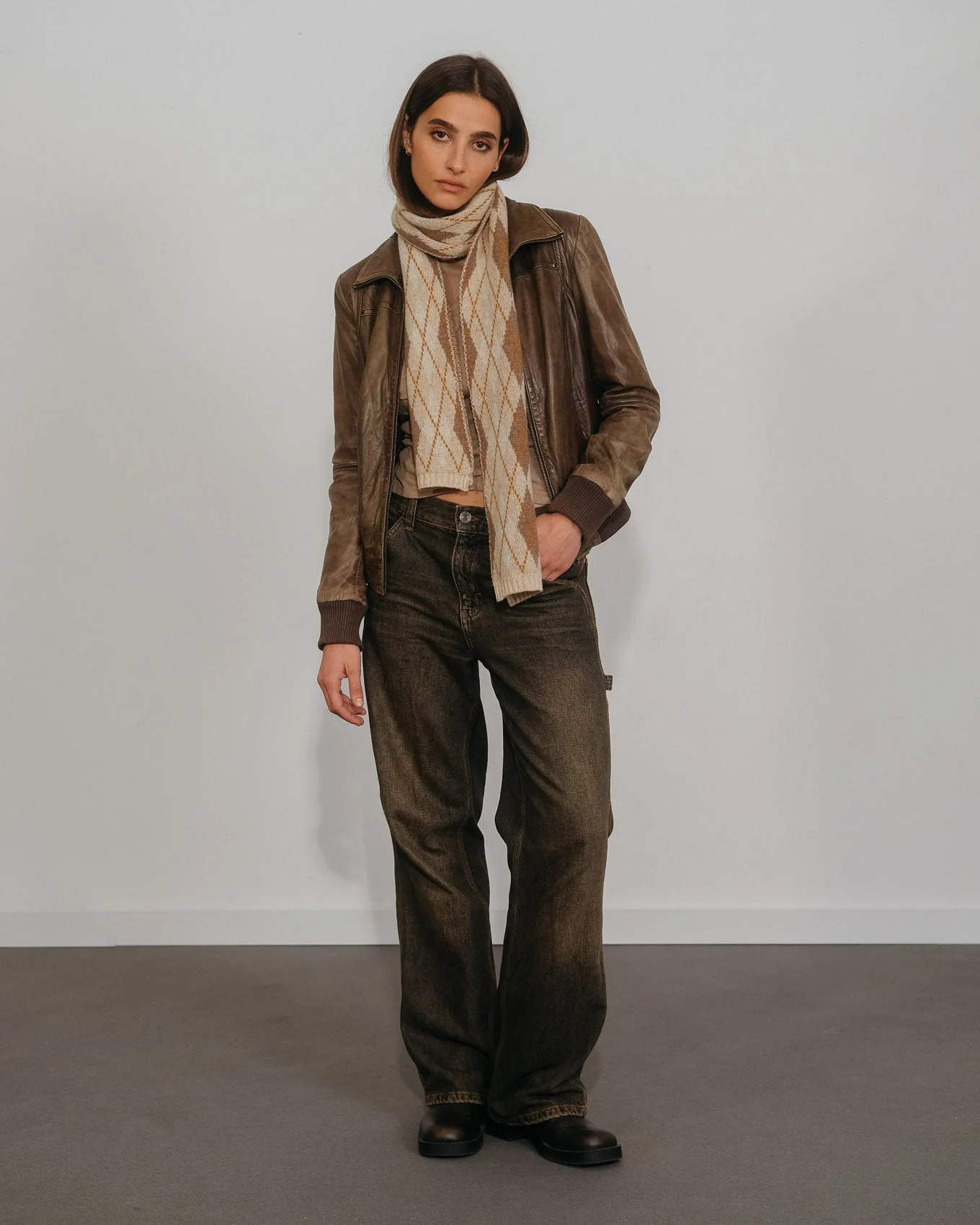 Écharpe Pamela - Beige - Image 3