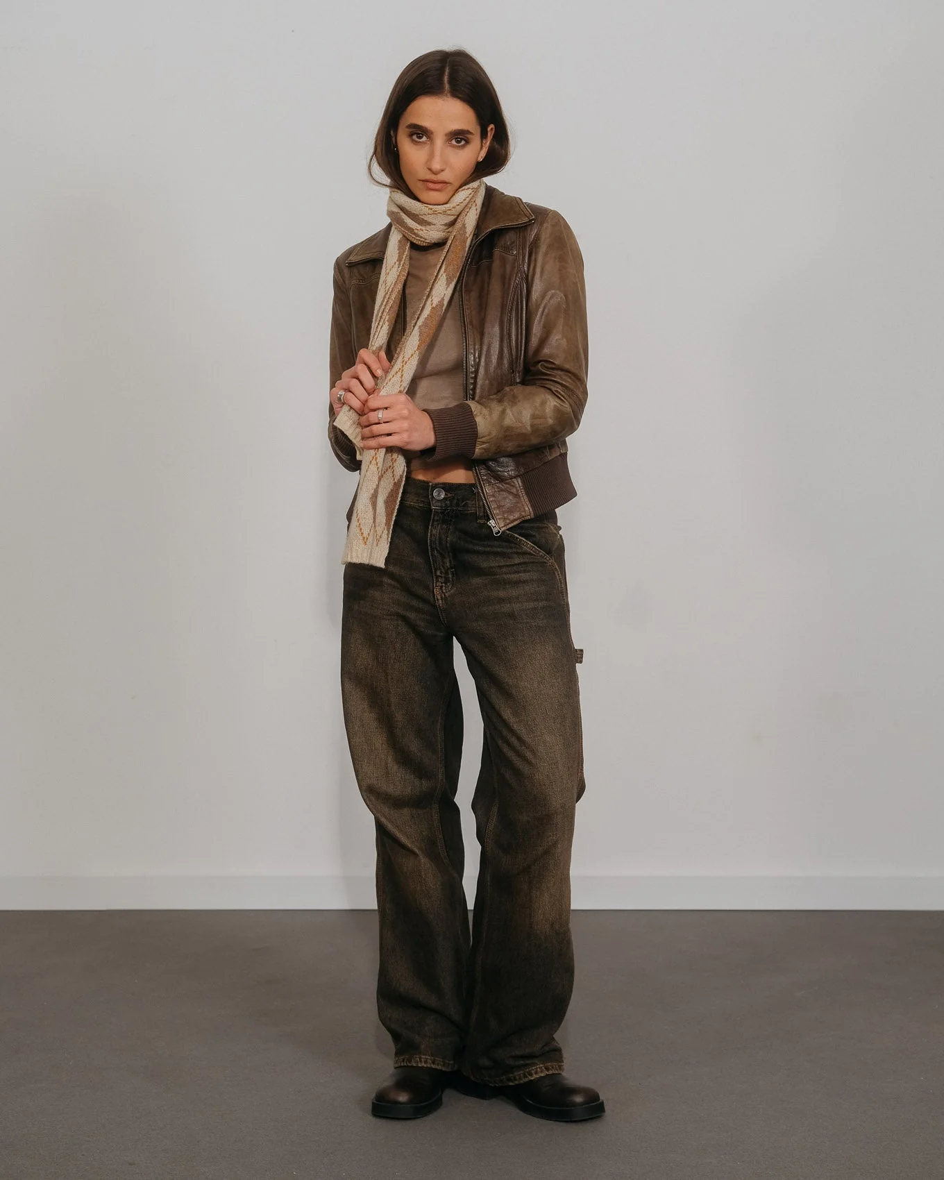 Écharpe Pamela - Beige - Image 5