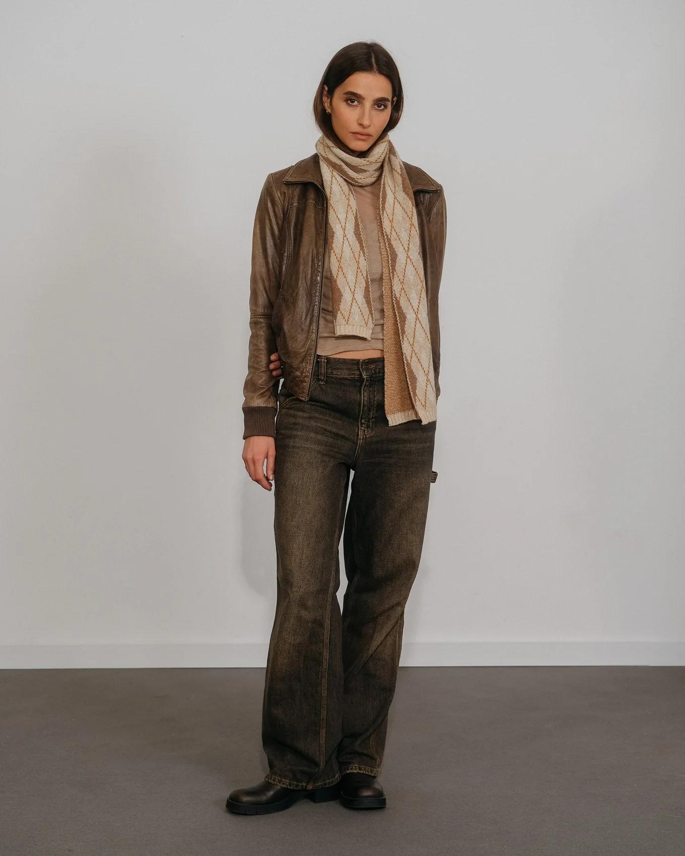 Écharpe Pamela - Beige - Image 6
