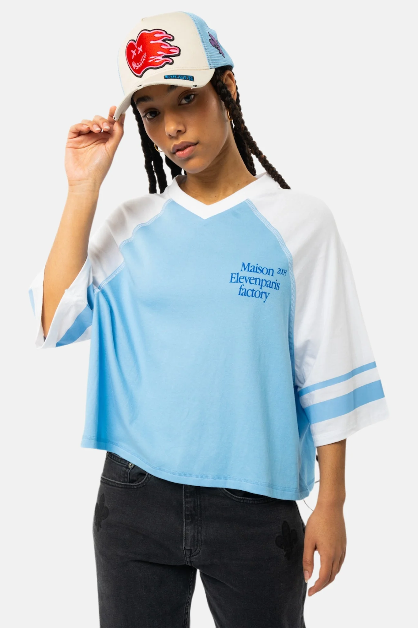 T-Shirt Pamfou - Blue Bell - Image 4