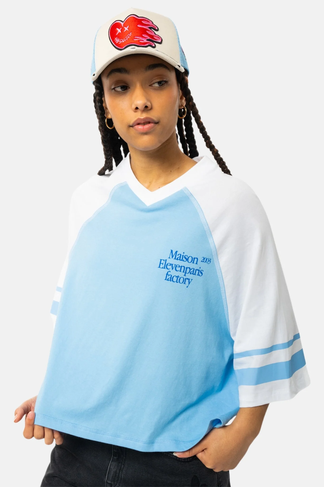 T-Shirt Pamfou - Blue Bell - Image 5
