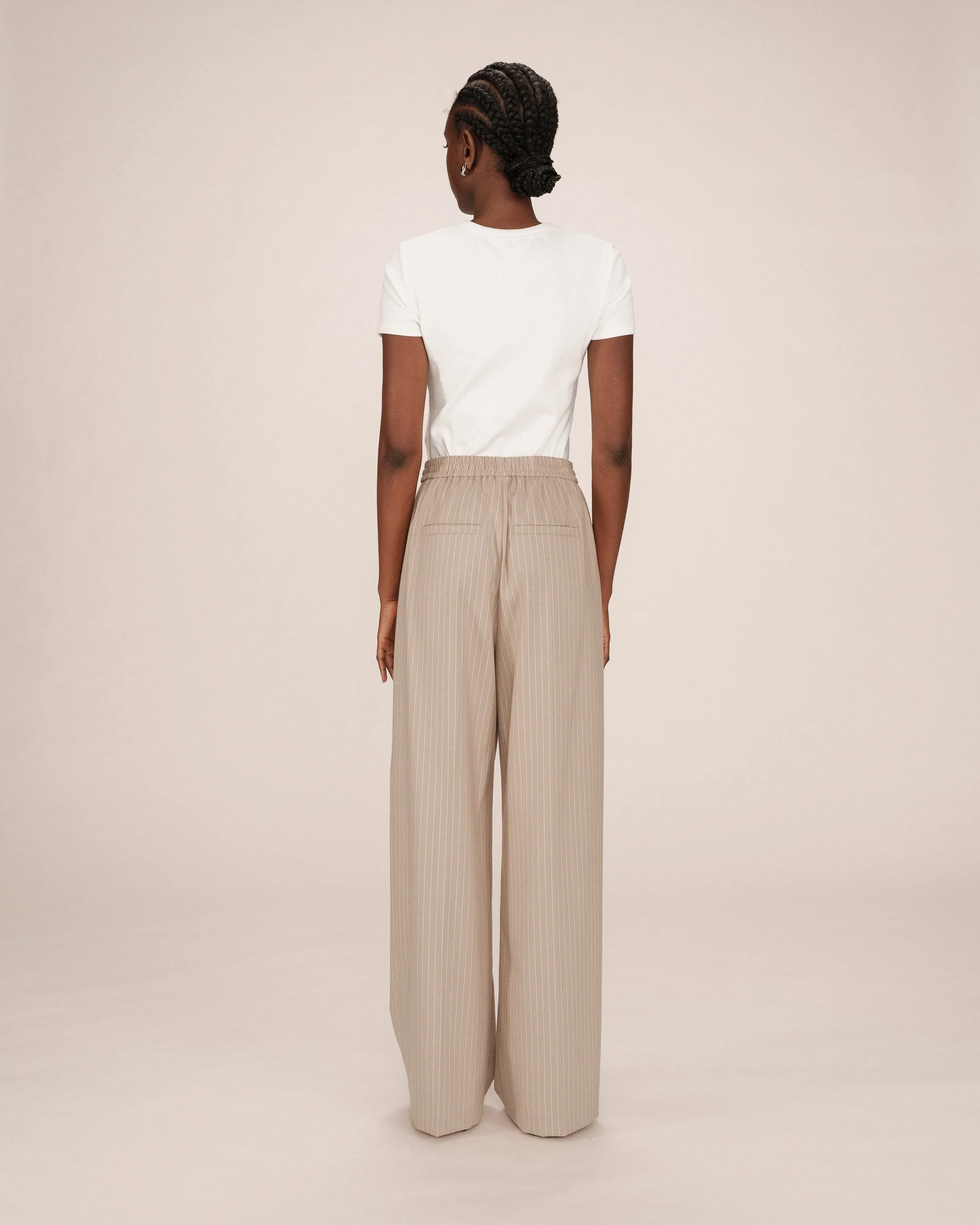 Pantalon A Rayures Greige Stay - Image 5