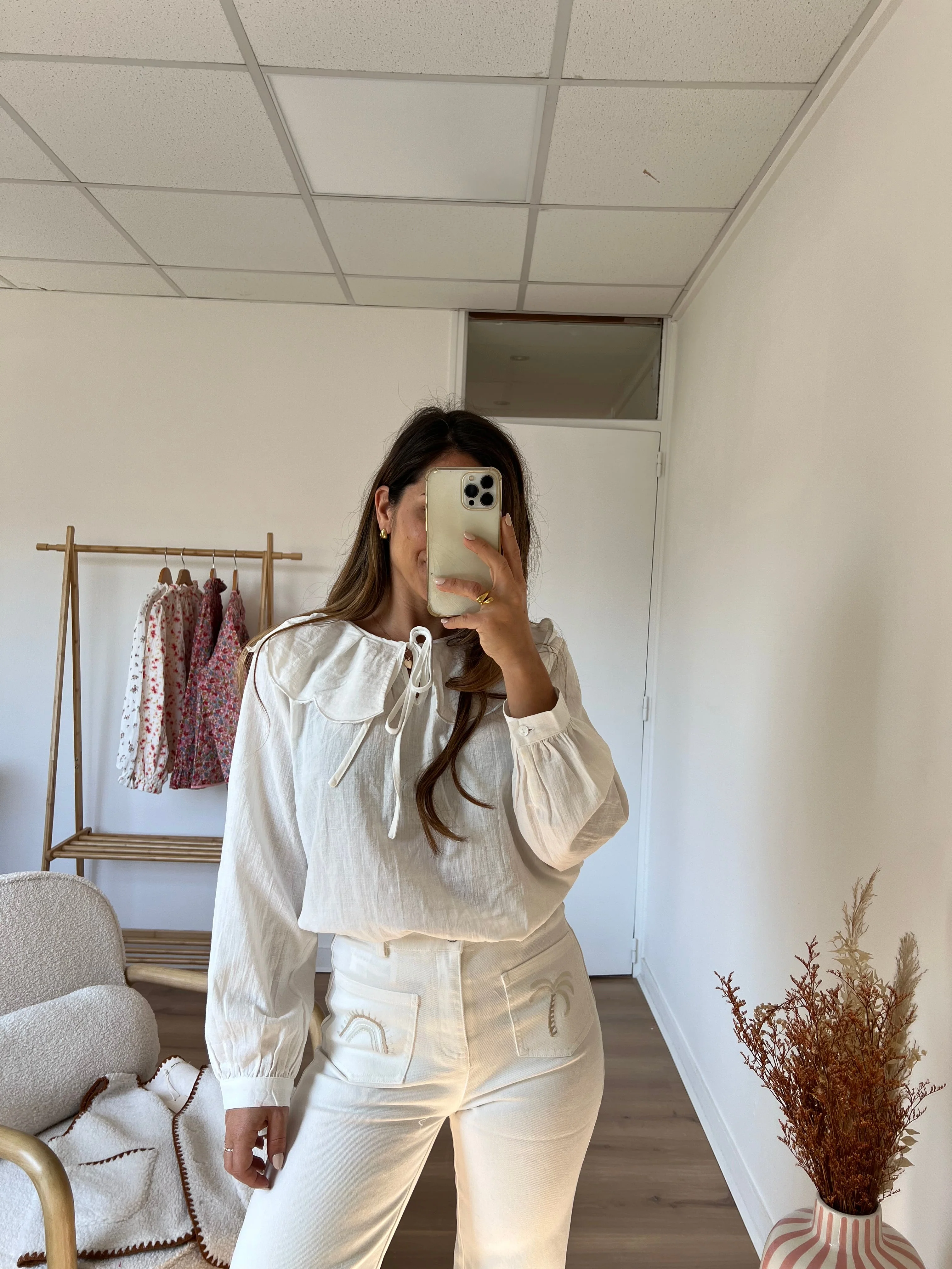 Pantalon Blanc Alix - Image 3