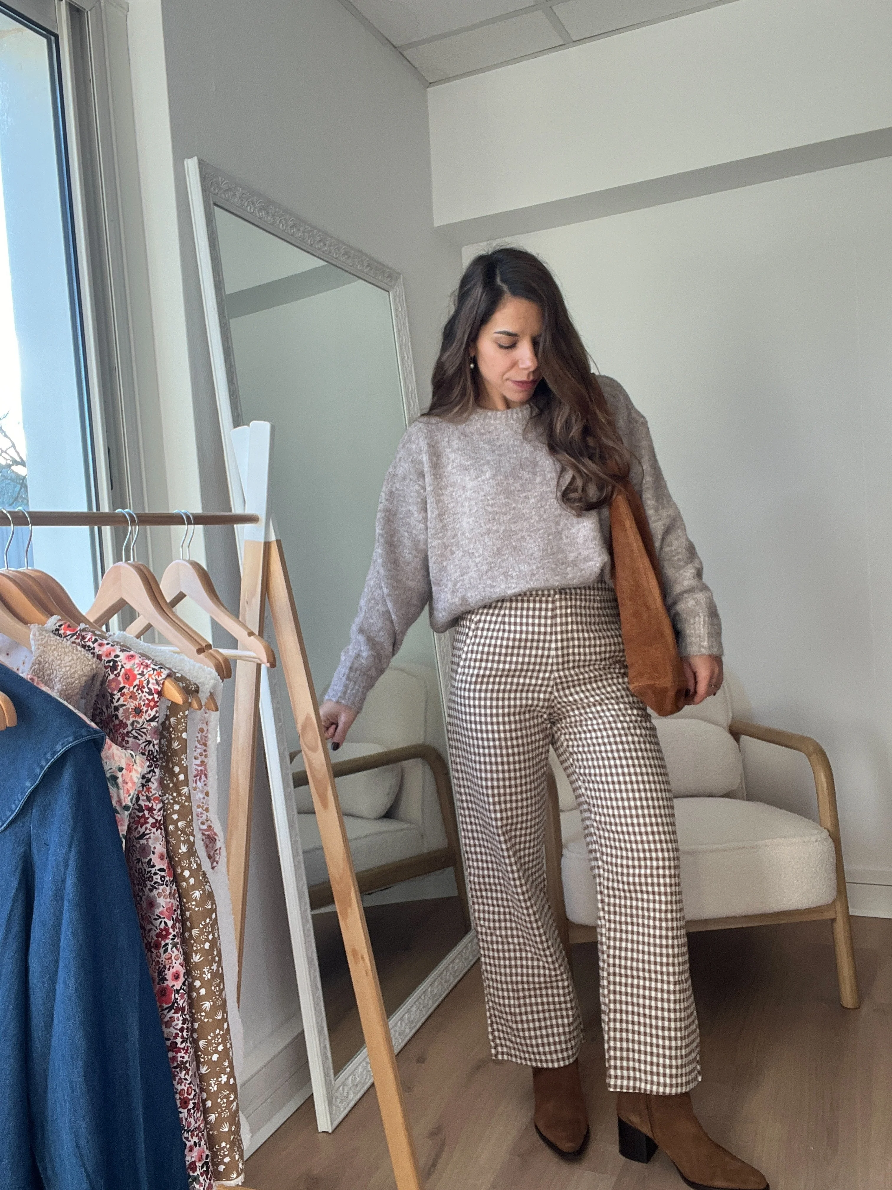 Pantalon Vichy Camel - Image 11