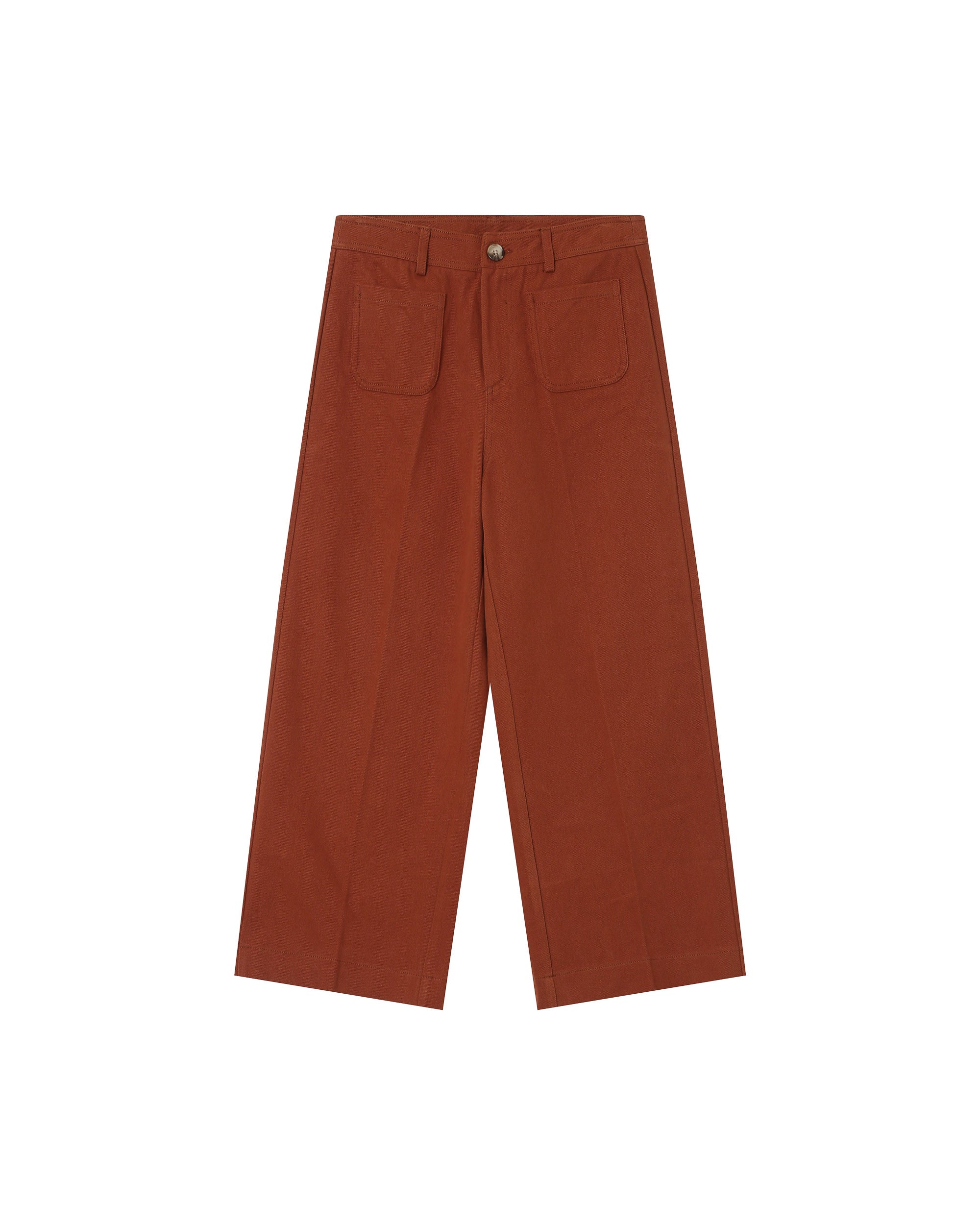 Pantalon Droit 7/8E Camel Sole - Image 5