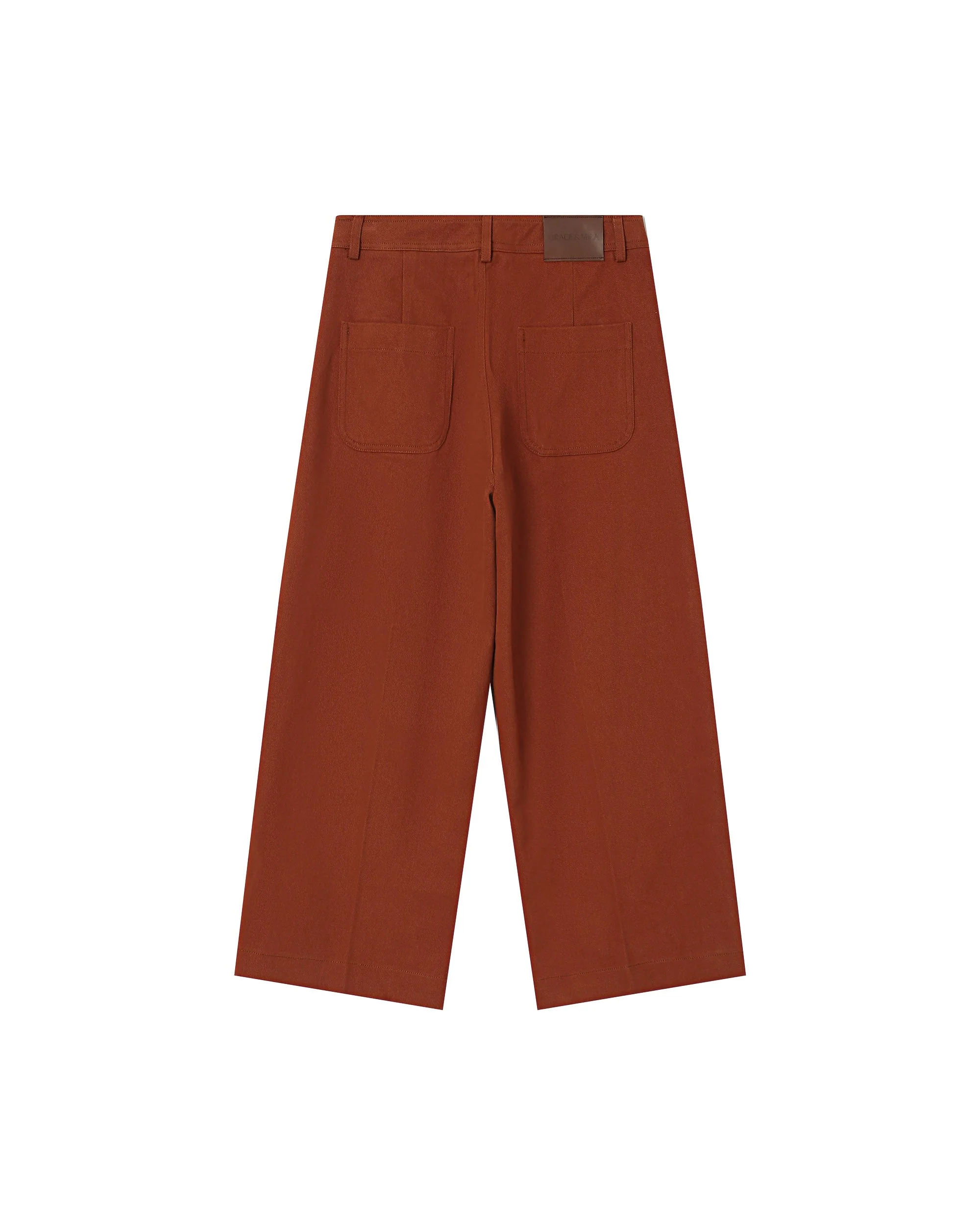 Pantalon Droit 7/8E Camel Sole - Image 6