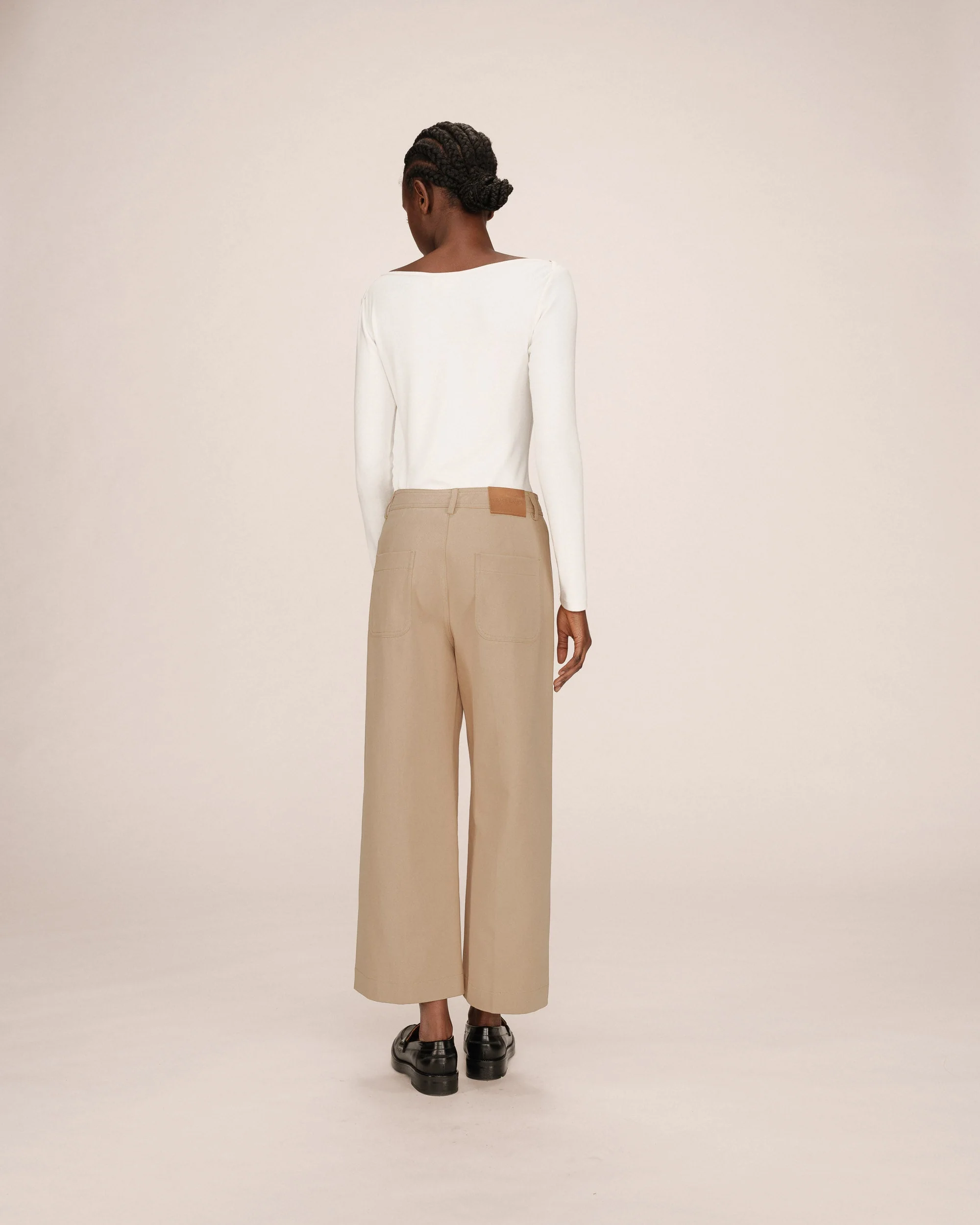 Pantalon Droit 7/8E Sable Sole - Image 5