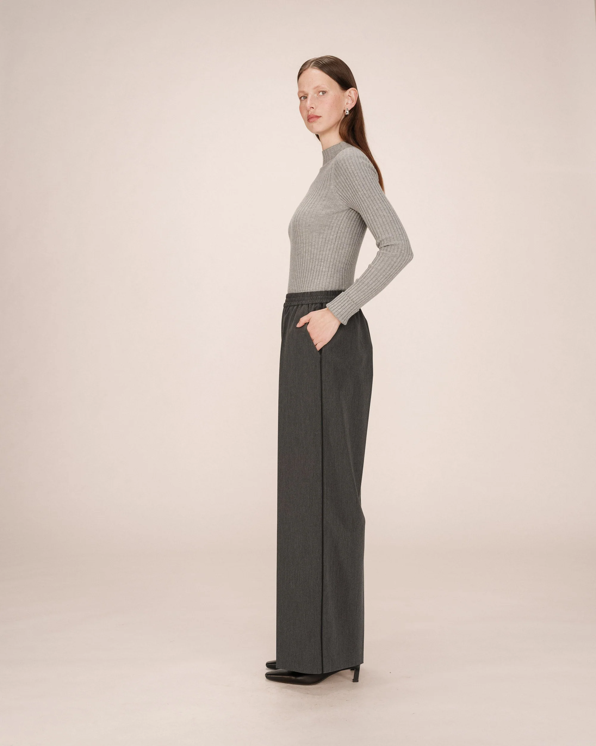Pantalon Large Anthracite Sweeney - Image 3