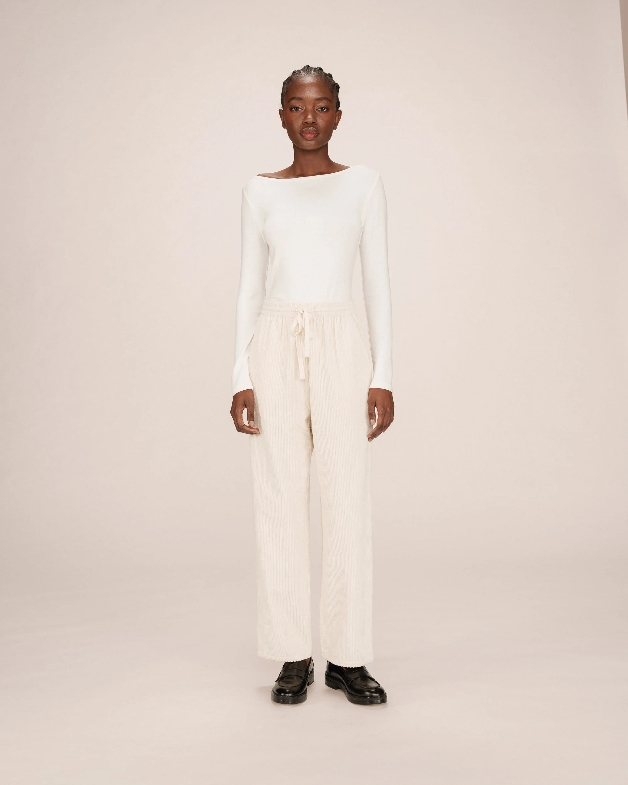 Pantalon Large Ecru Liberty - Image 2