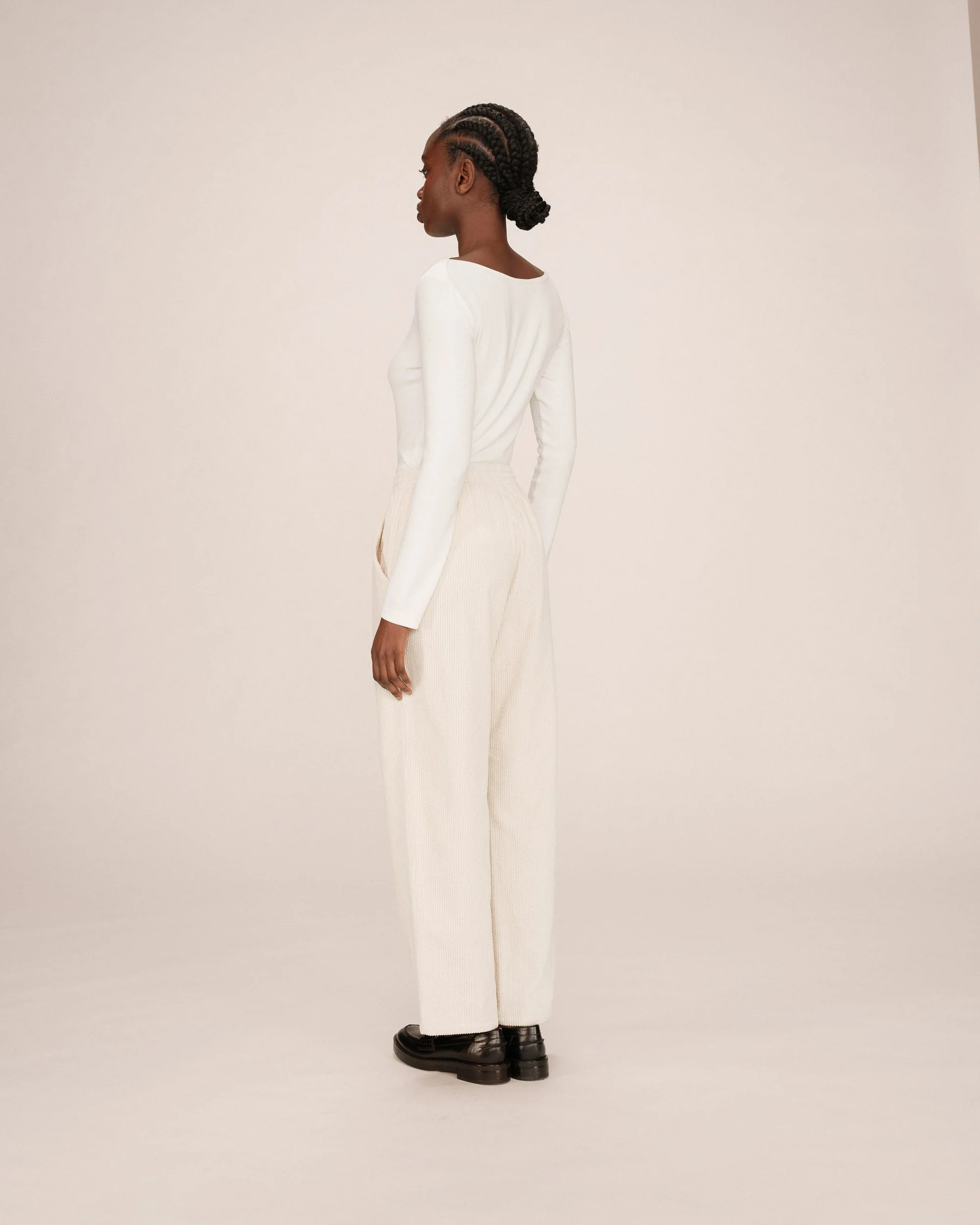 Pantalon Large Ecru Liberty - Image 5