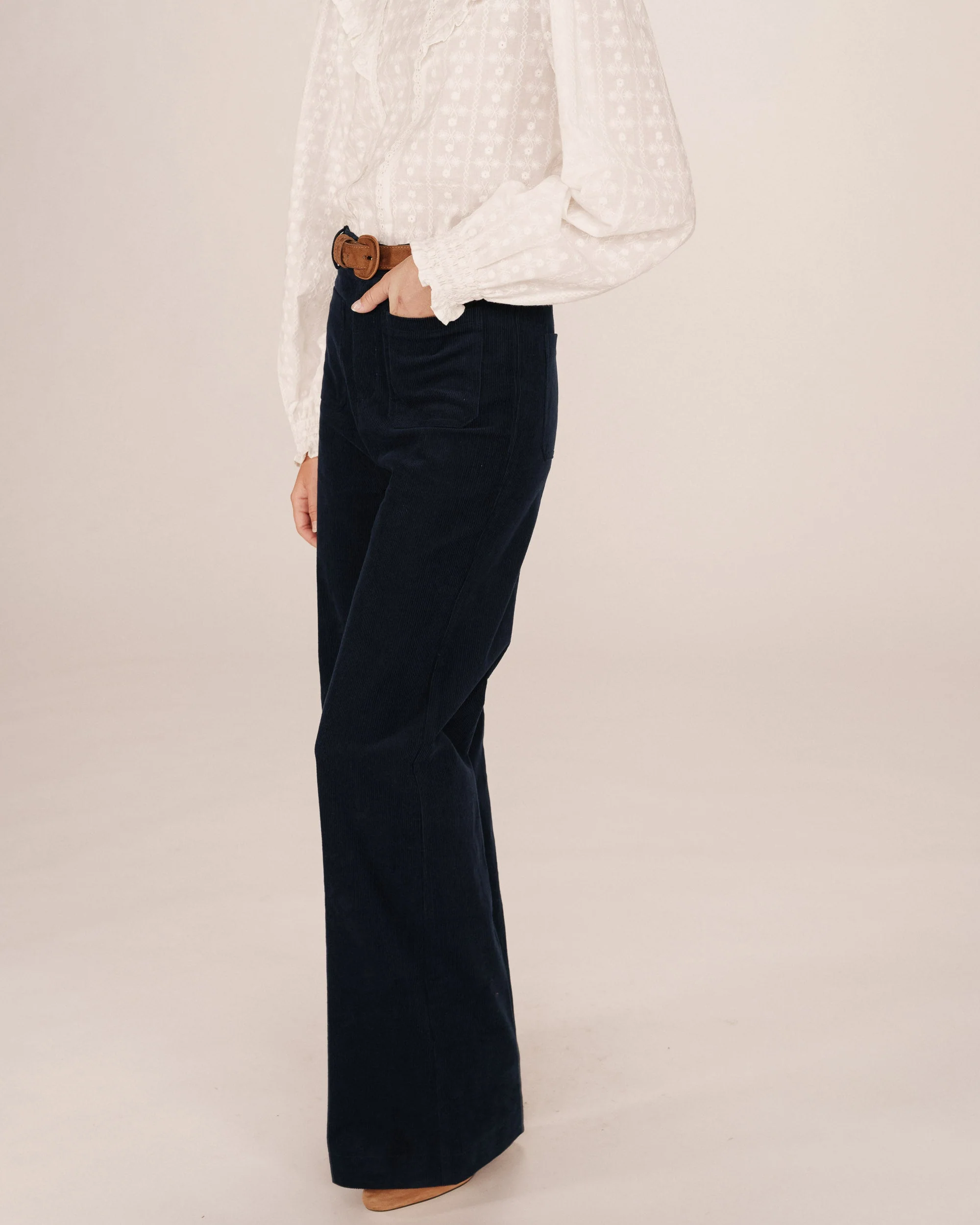 Pantalon Large Marine Samba - Image 4