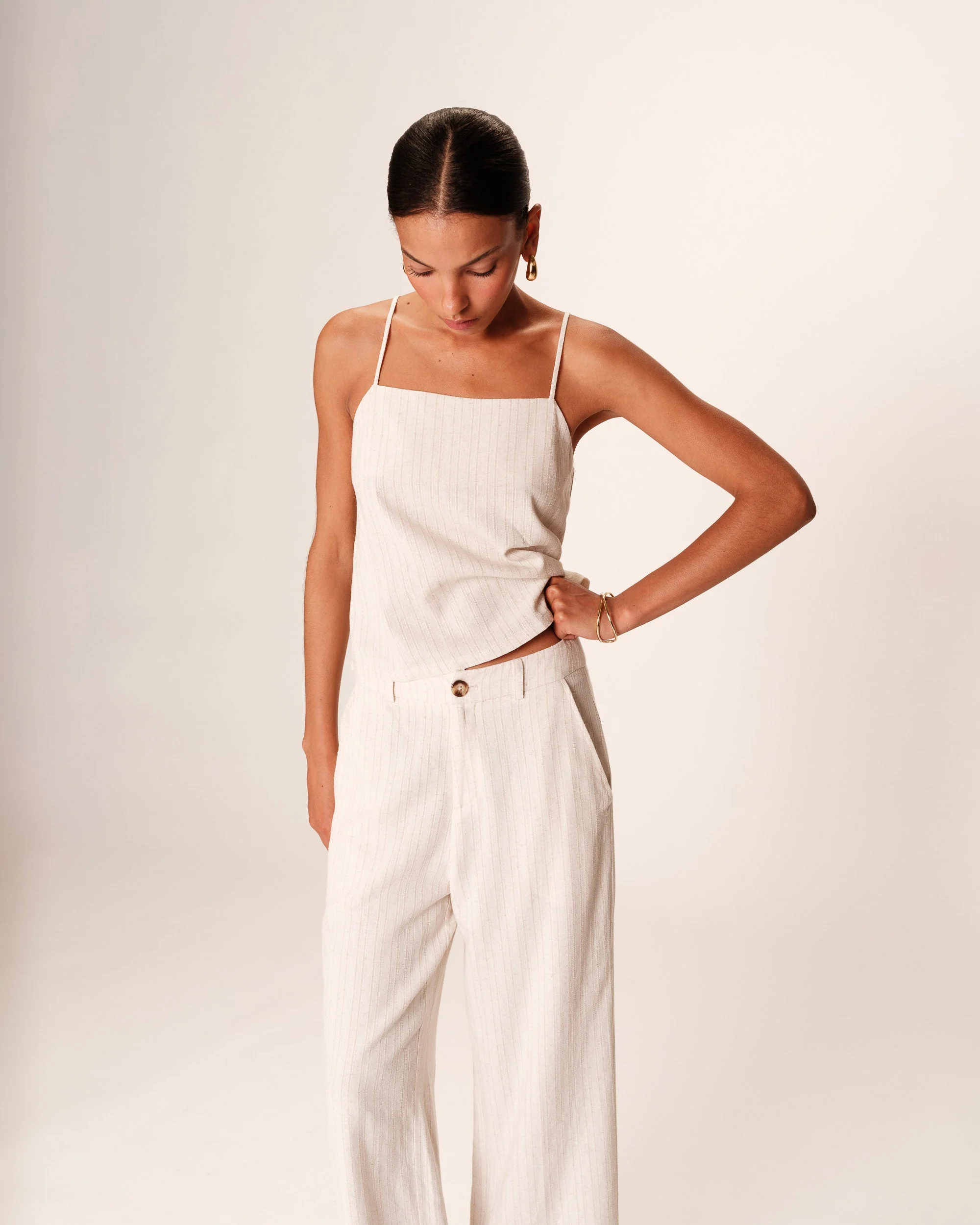 Pantalon Romain - Beige - Image 2