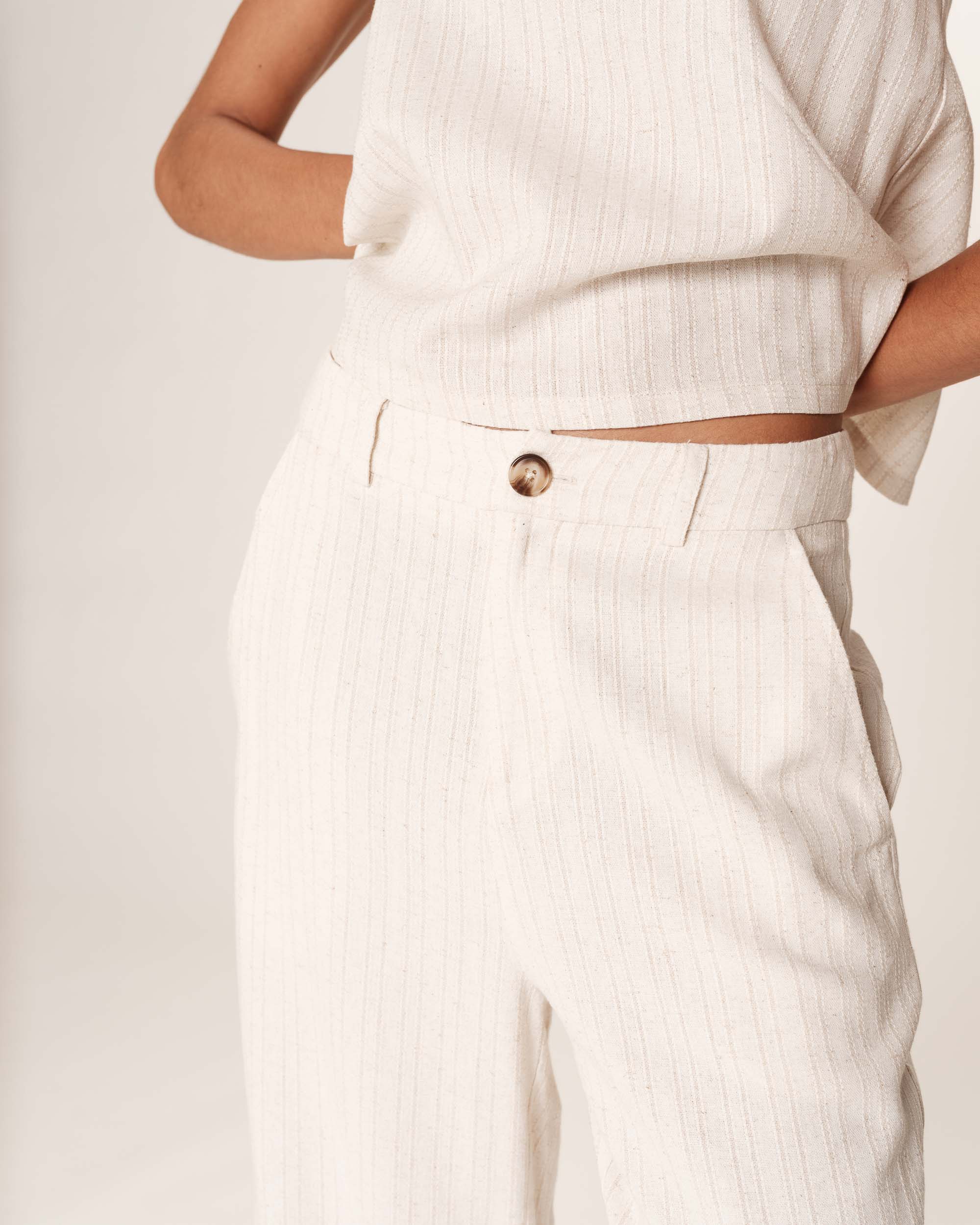Pantalon Romain - Beige - Image 3