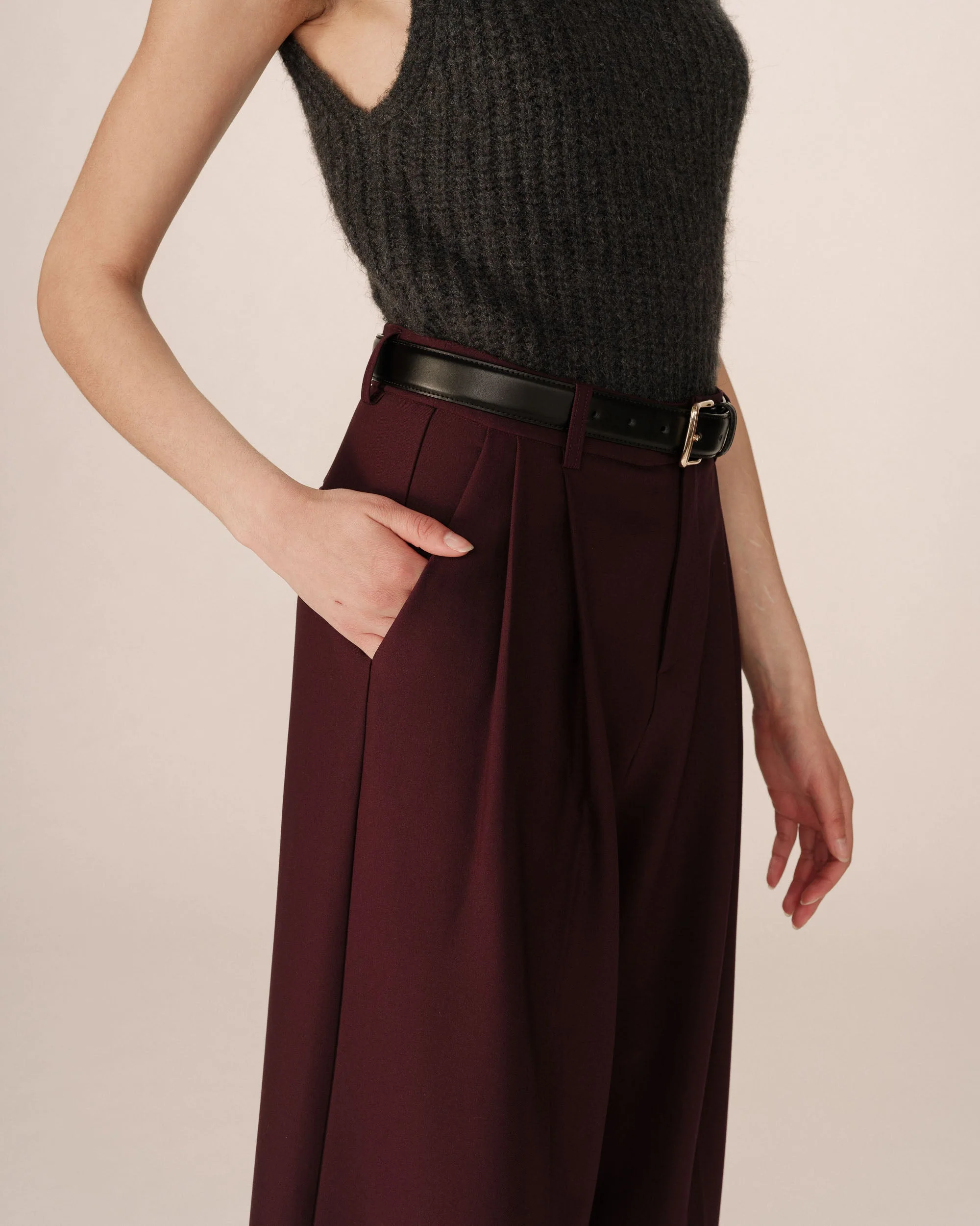 Pantalon Tailleur Bordeaux Story - Image 2