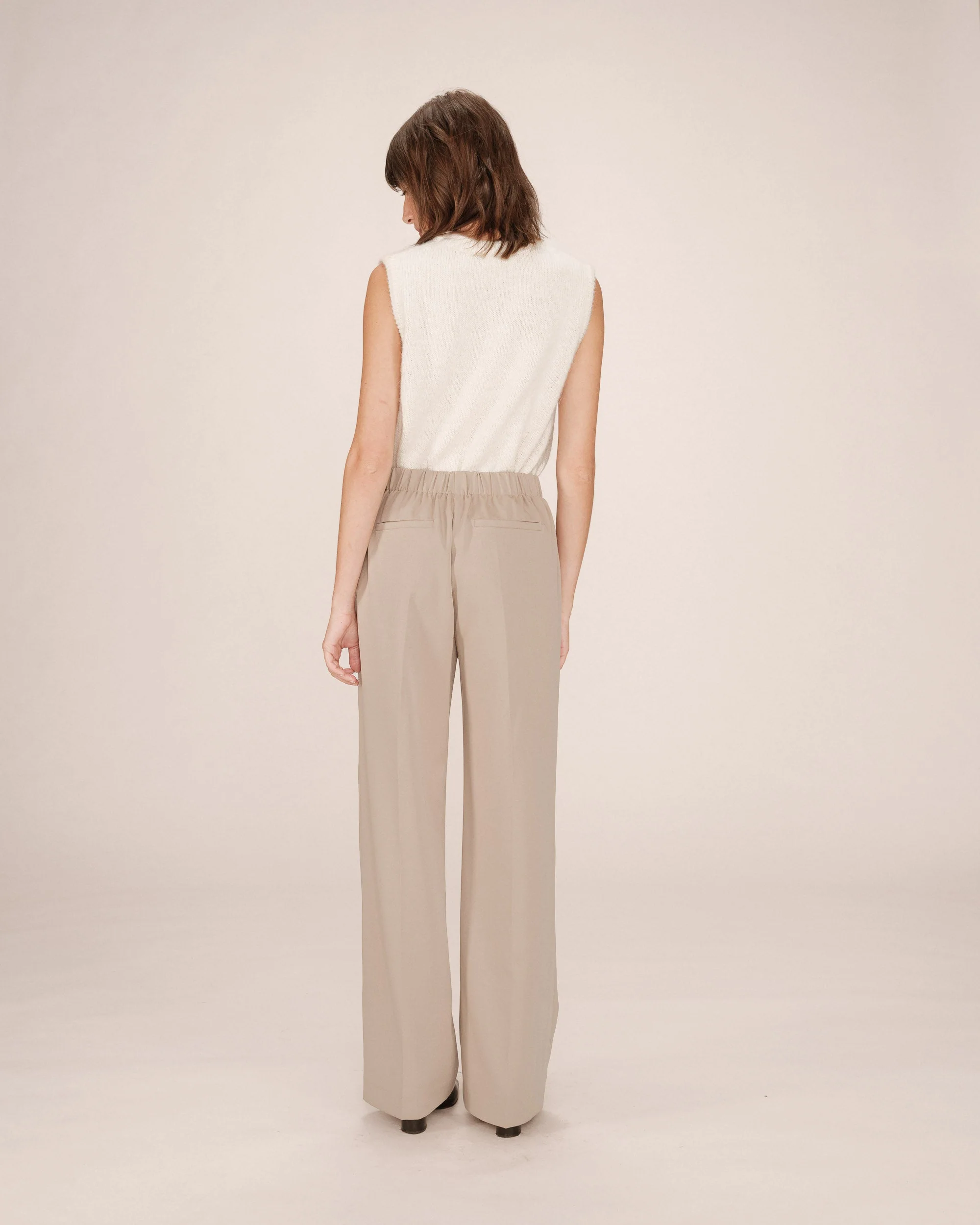 Pantalon Tailleur Greige Stewart - Image 5