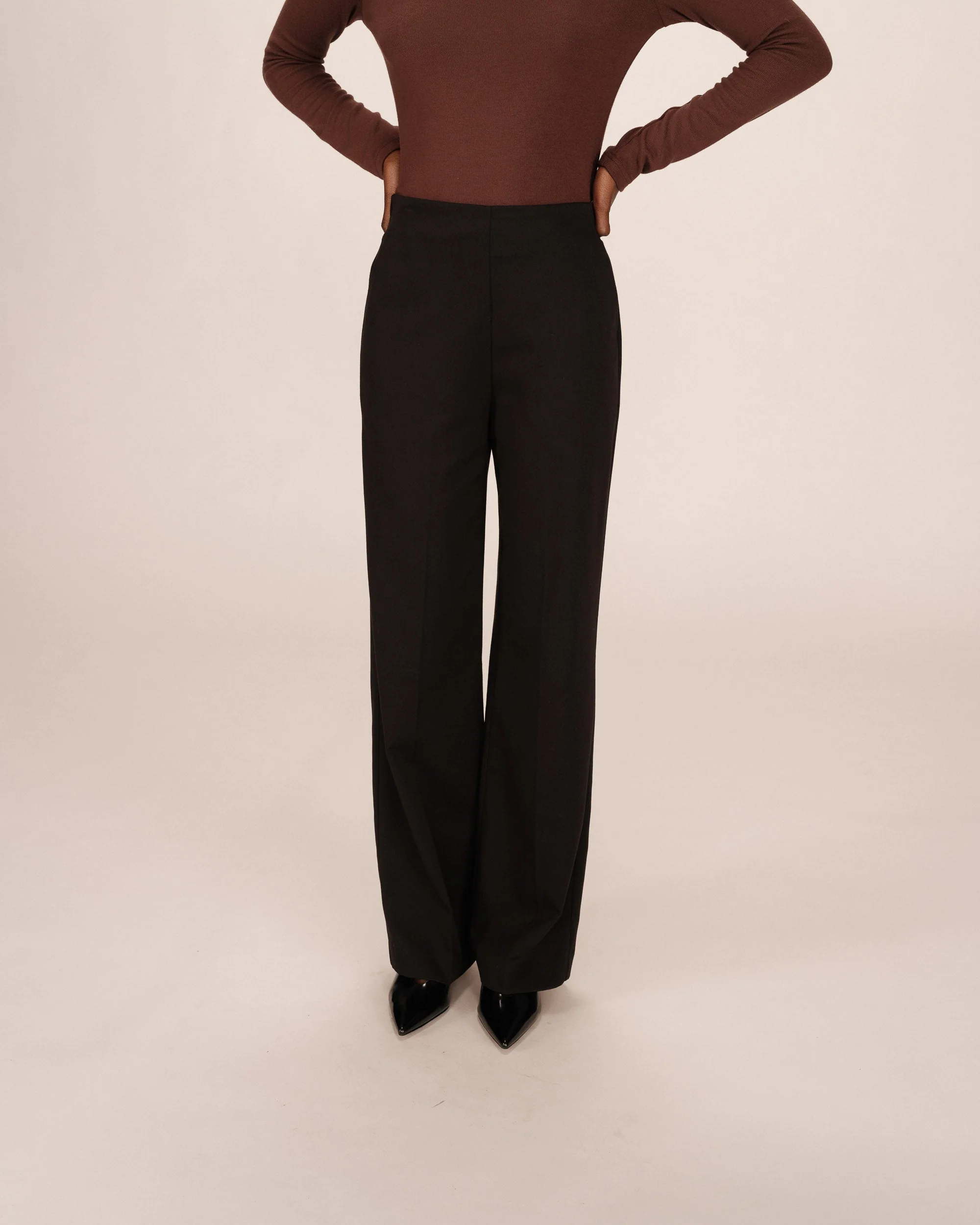 Pantalon Tailleur Noir Stewart - Image 2
