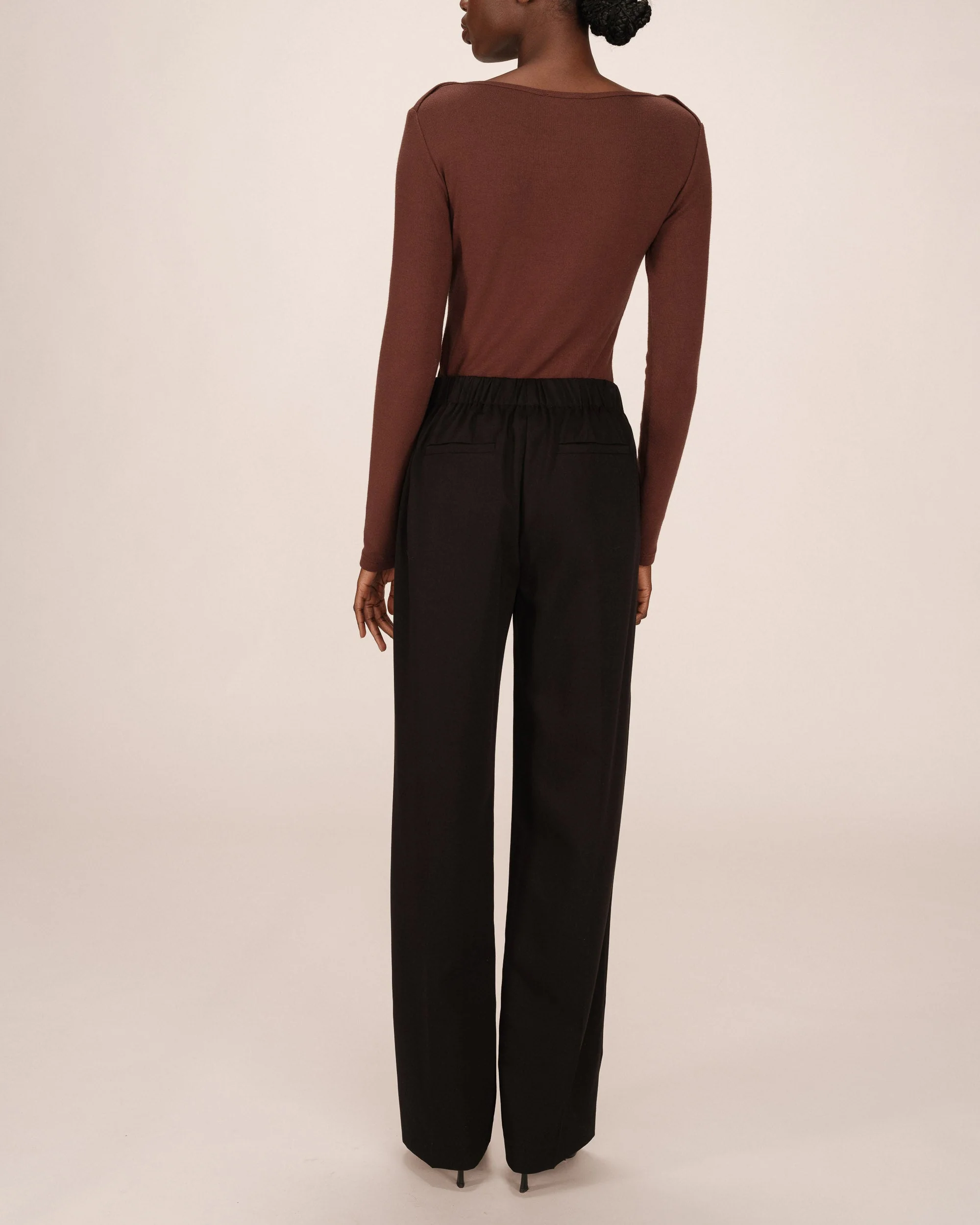 Pantalon Tailleur Noir Stewart - Image 4