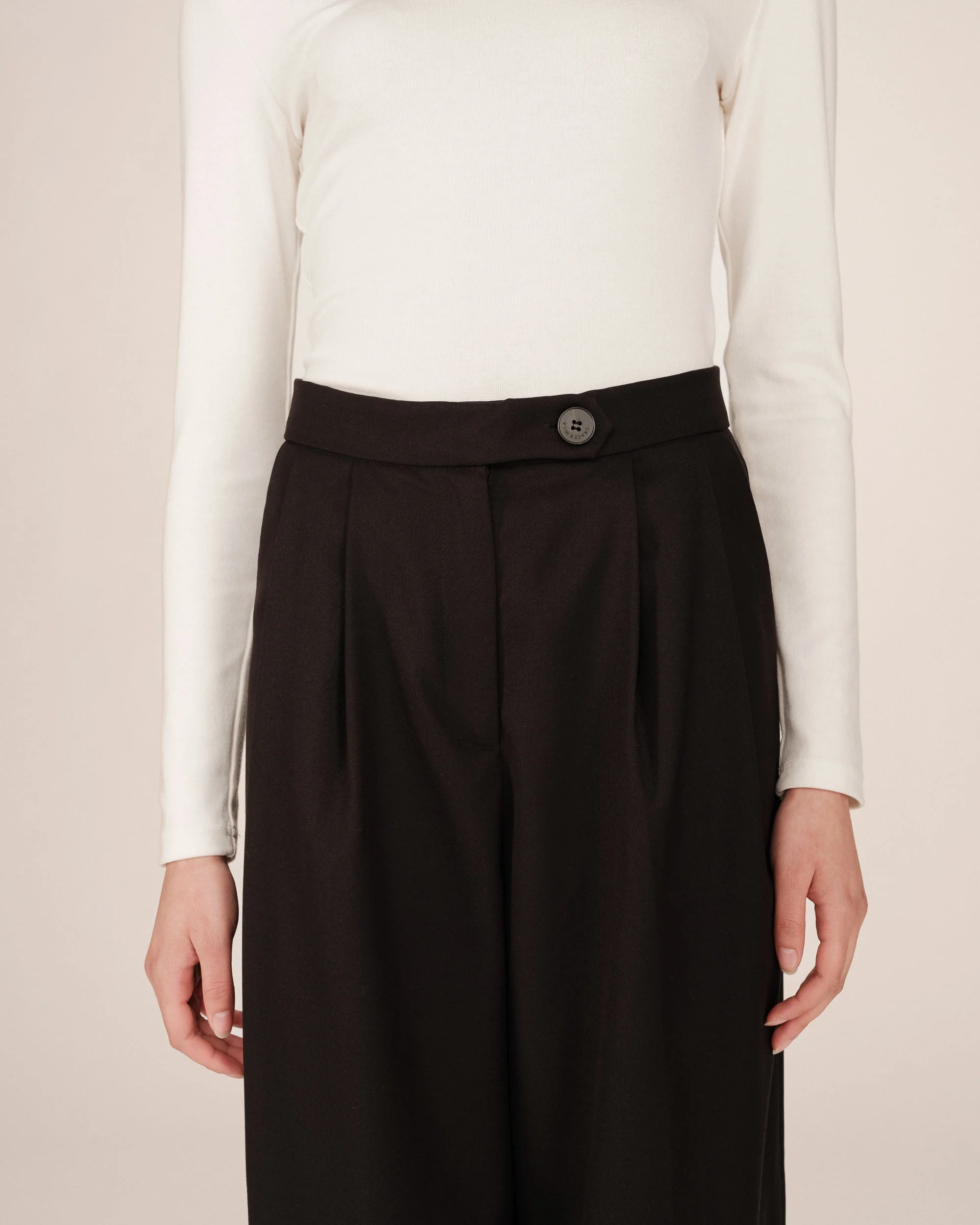 Pantalon Tailleur Noir Strokes - Image 3
