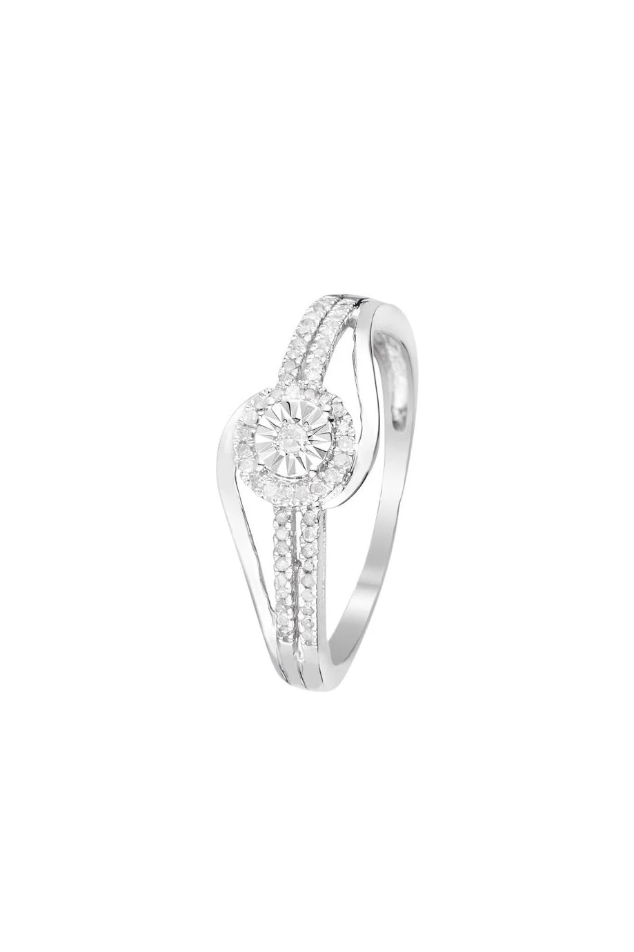 Bague "Elue De Ton Cœur" Diamants 0,12/56 - Image 2