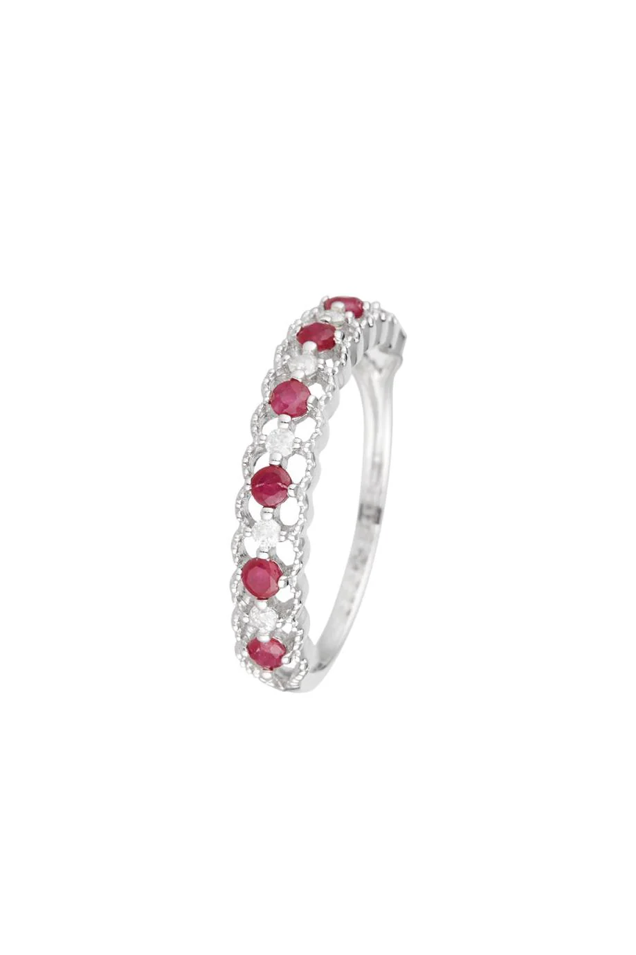 Bague "Koh Samui" D0,09/6 & Rubis 0,39/7 - Image 2