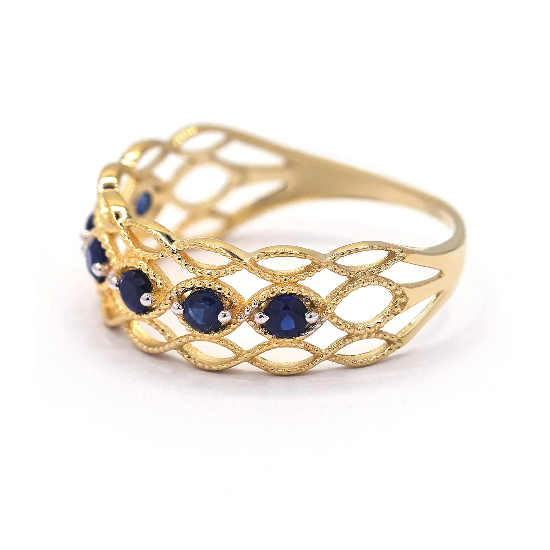 Bague "Pianosa" Saphir 0,38/6 - Image 2