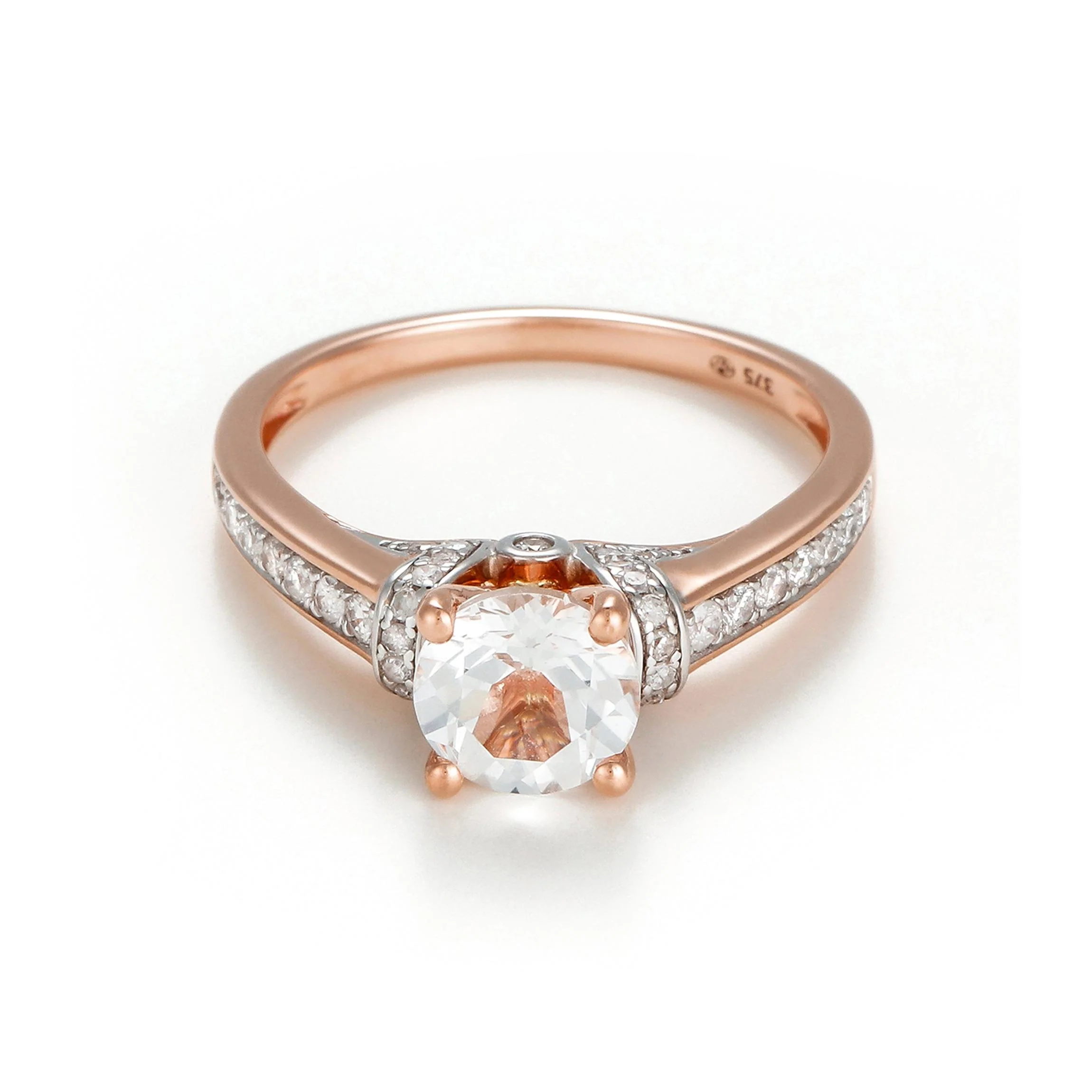 Bague "Chera" D 0,291/40 White Topaze 1,573/1 - Image 3