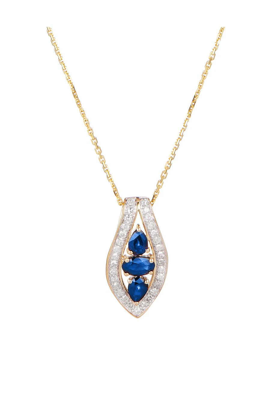 Pendentif "Westeros" Diamants 0,16/31 & Saphirs 0,85/3 - Image 2