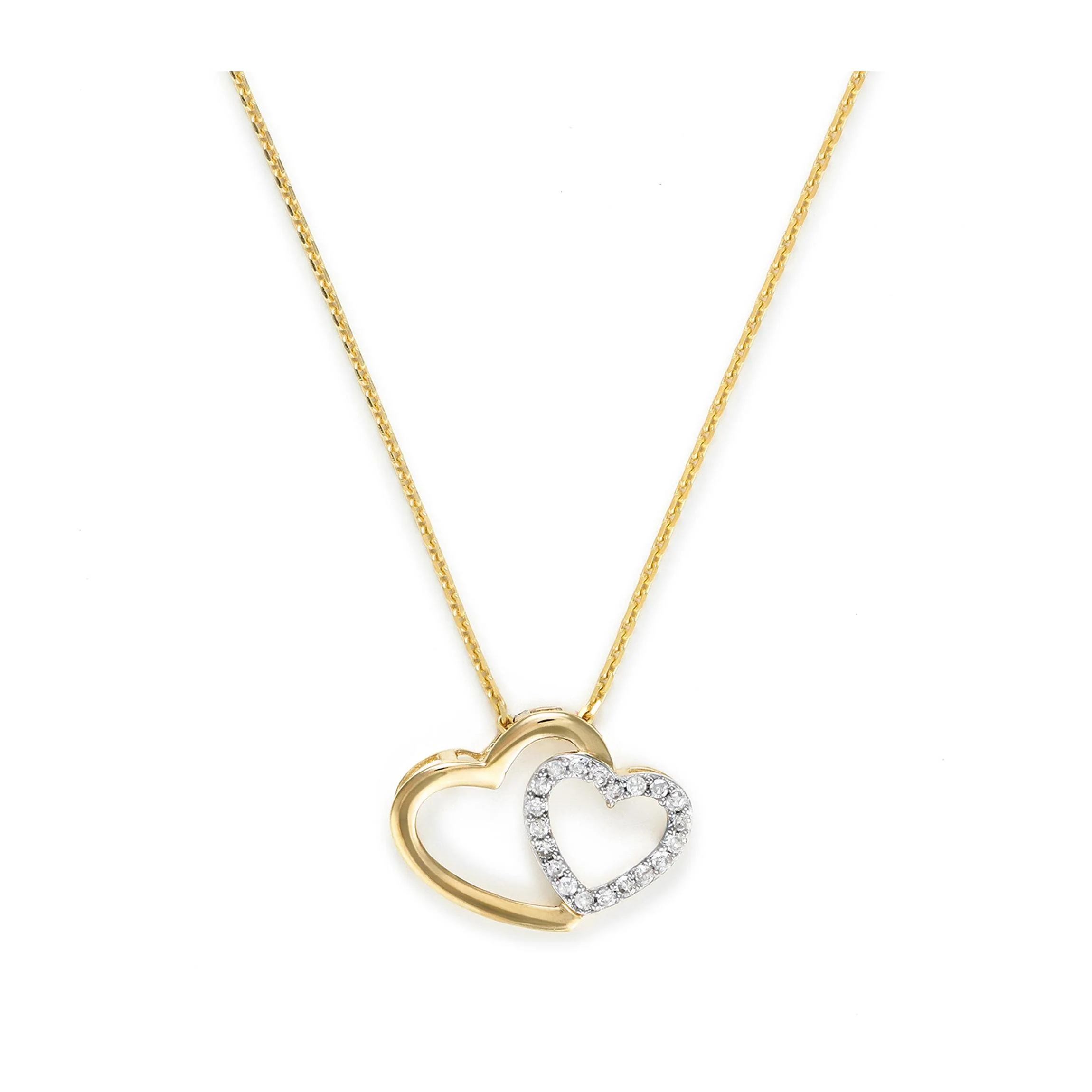 Pendentif "Two Ever" Or Jaune Et Diamant 0,11/20 - Image 3
