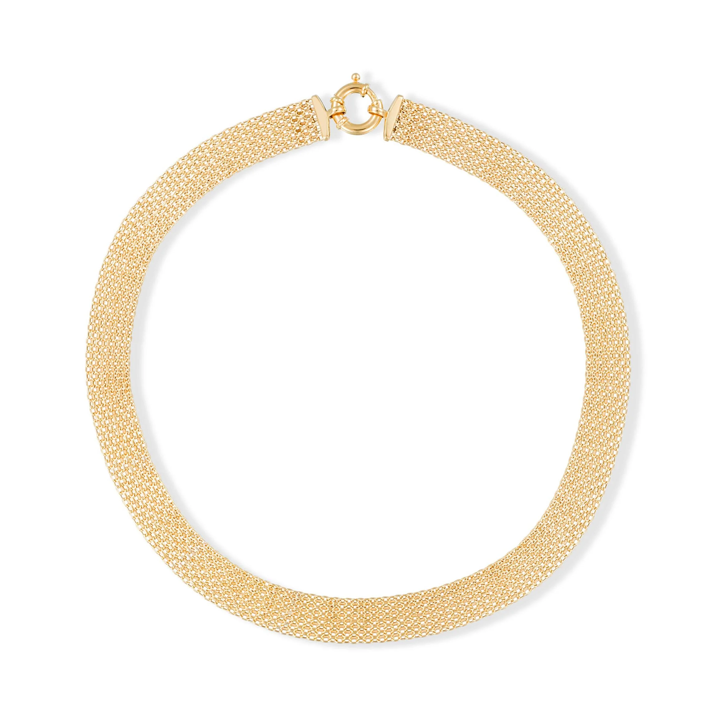 Bracelet "Maille Calera Fermoir Bouée" Or Jaune 375/1000 - Image 2