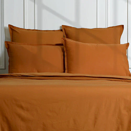 Parure + Taies - Percale De Coton - Caramel - Nina - Image 3