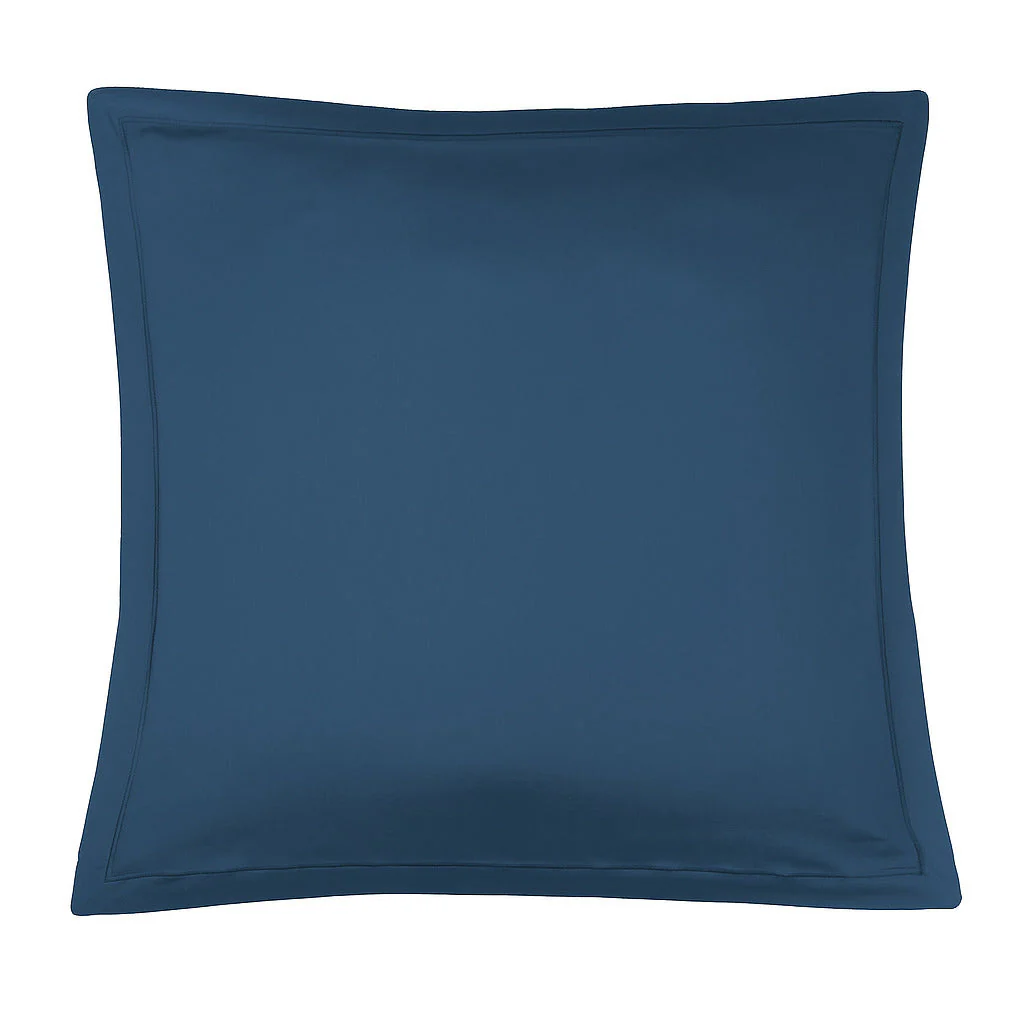 Parure + Taies - Satin De Coton - Bleu Indigo - Julia - Image 4
