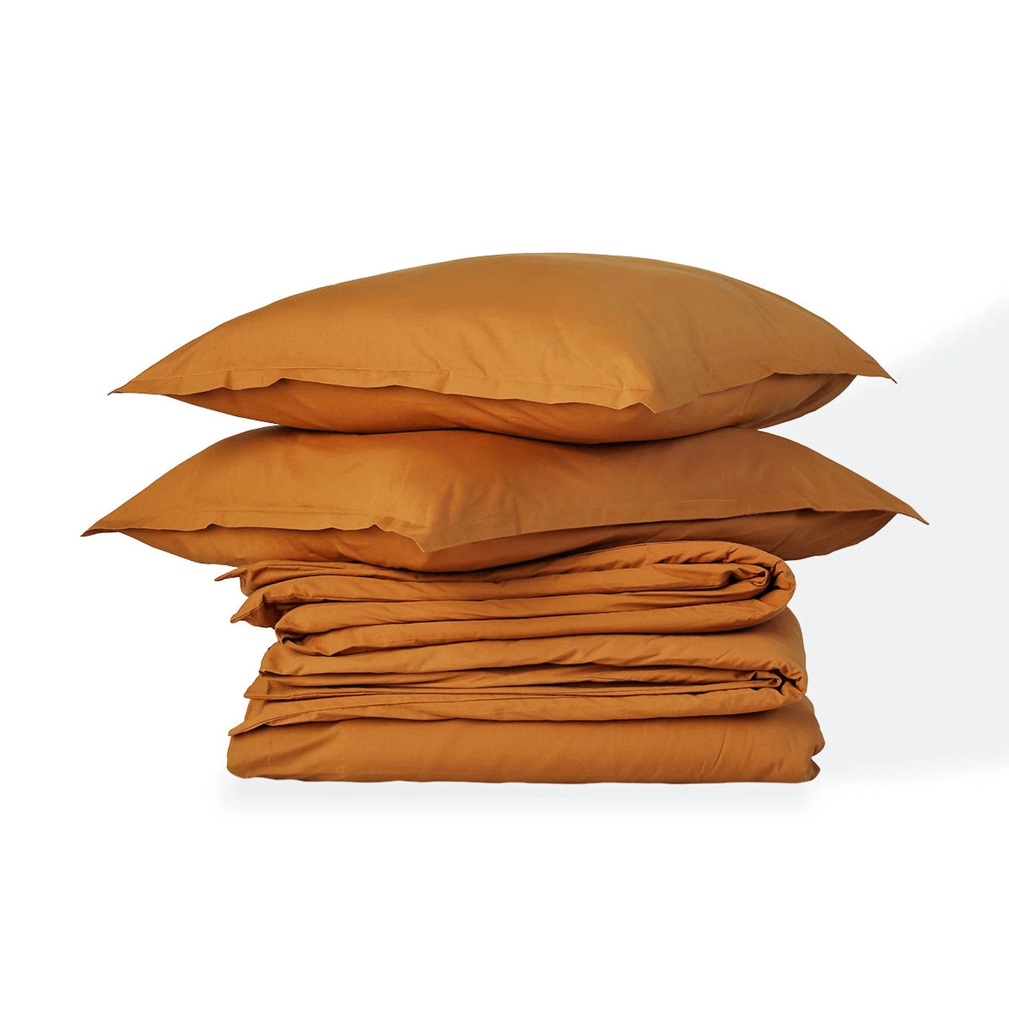 Parure + Taies - Percale De Coton - Caramel - Nina - Image 2