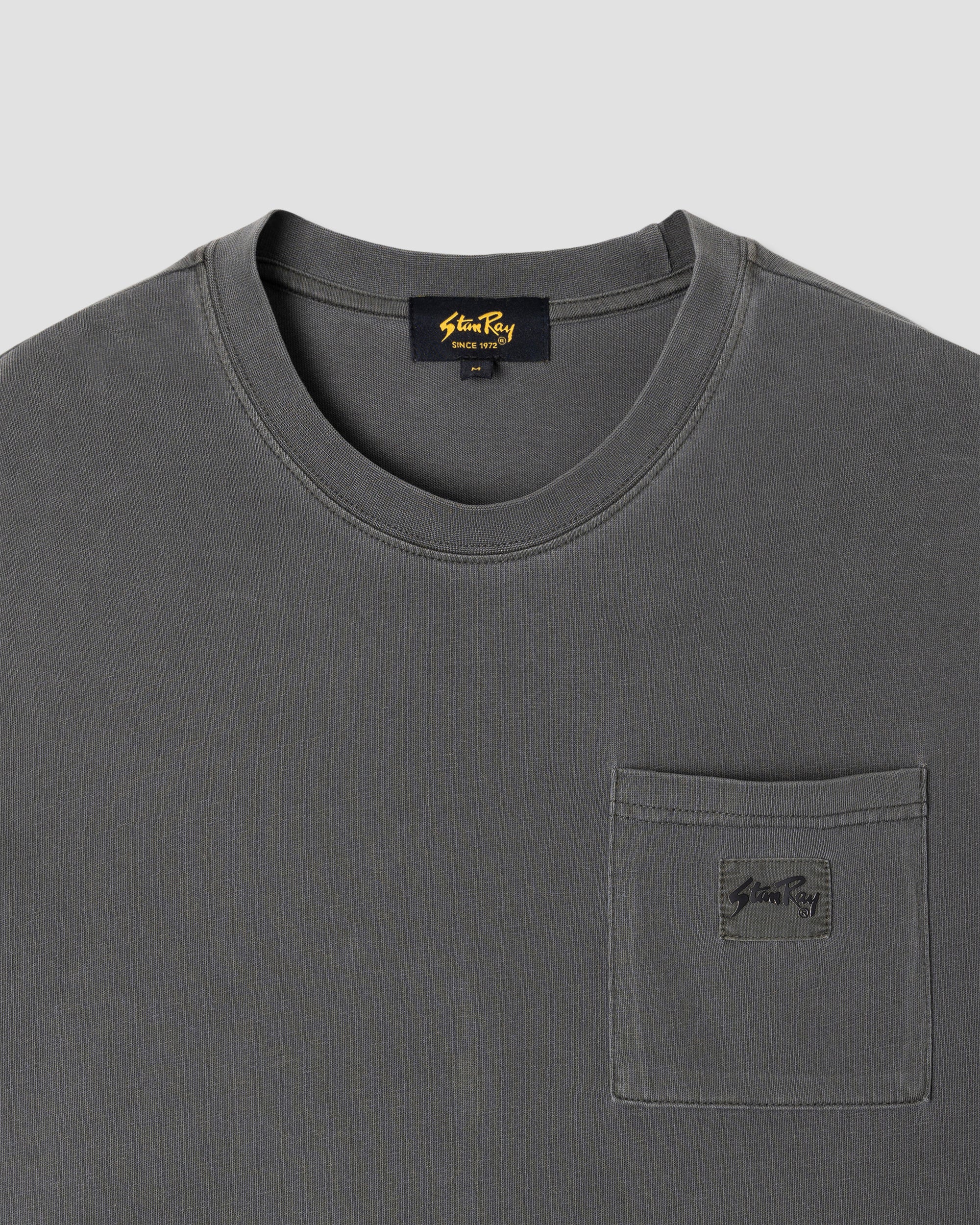 Patch Pocket Tee - Washed Black - Image 3