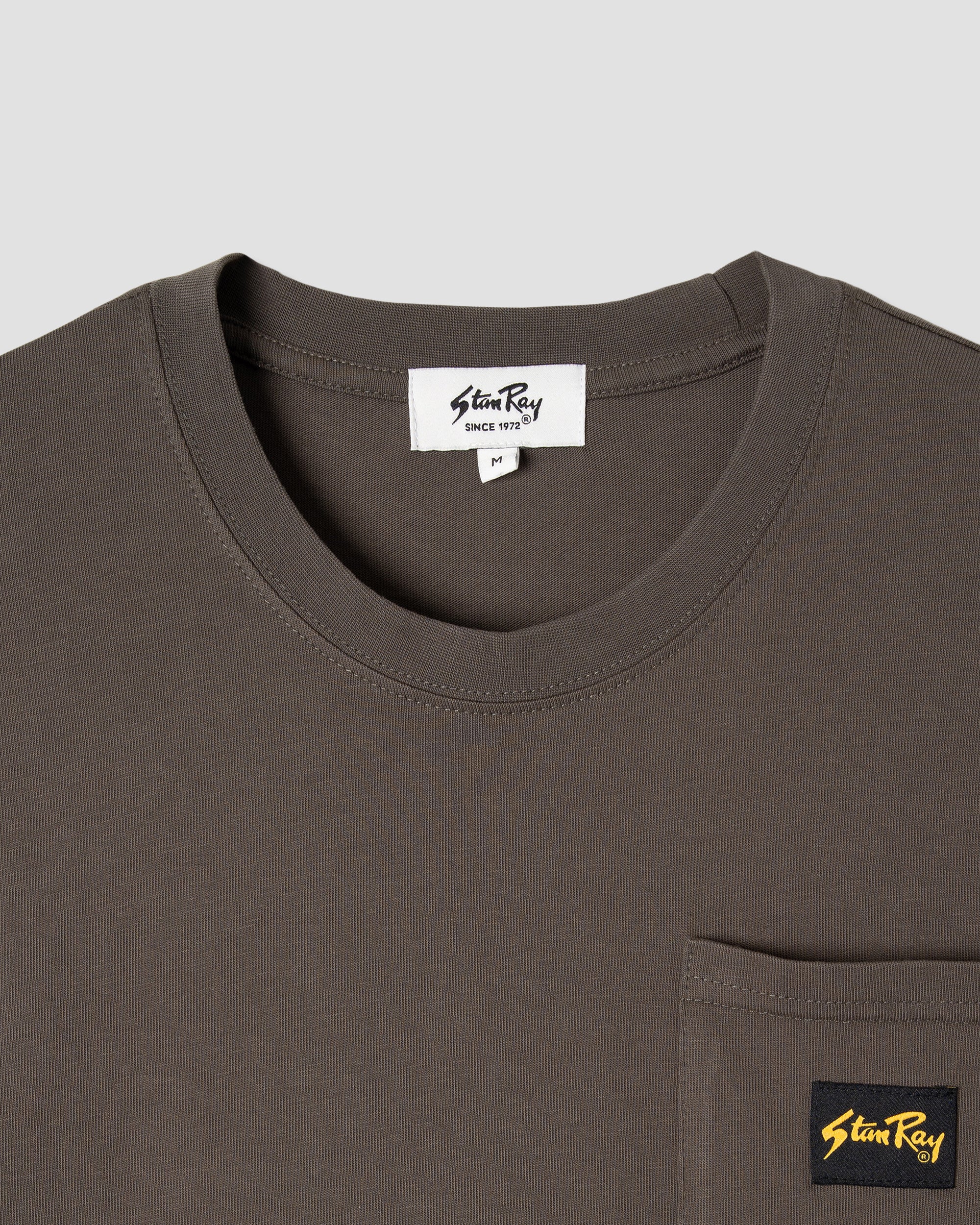 Patch Pocket Tee - Washed Black - Image 4