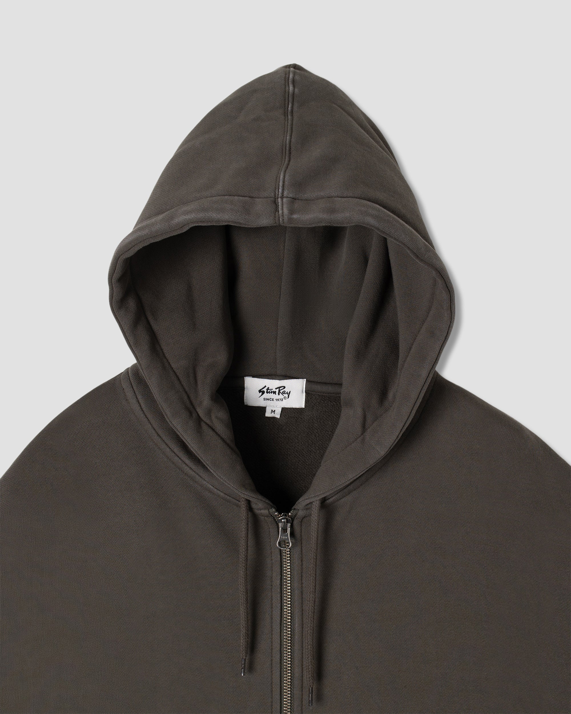 Patch Zip Hood - Washed Black - Image 3