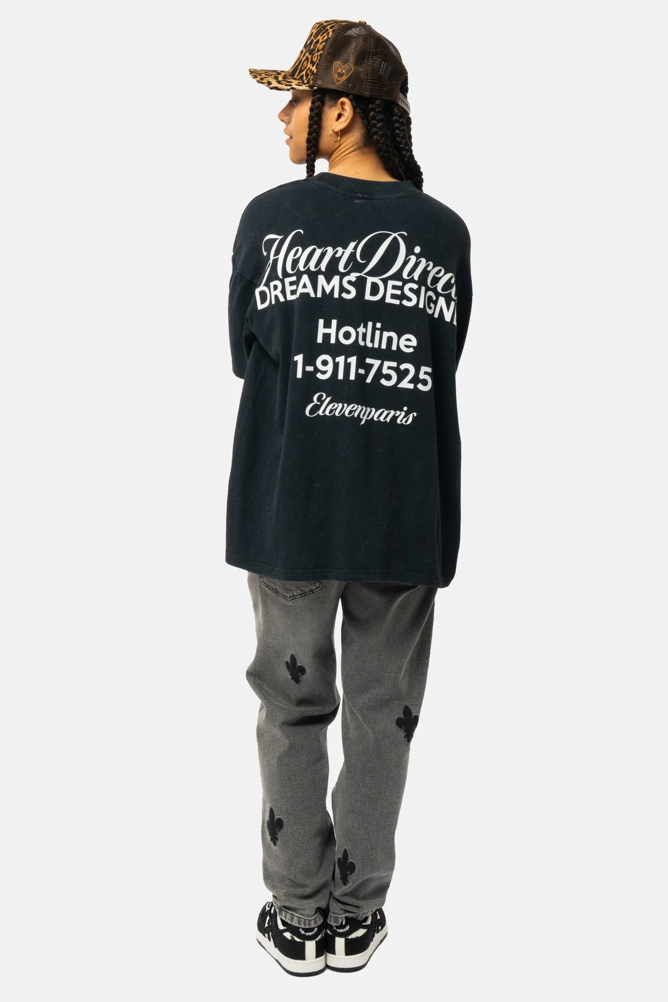 T-Shirt Peams - Black Wash - Image 5