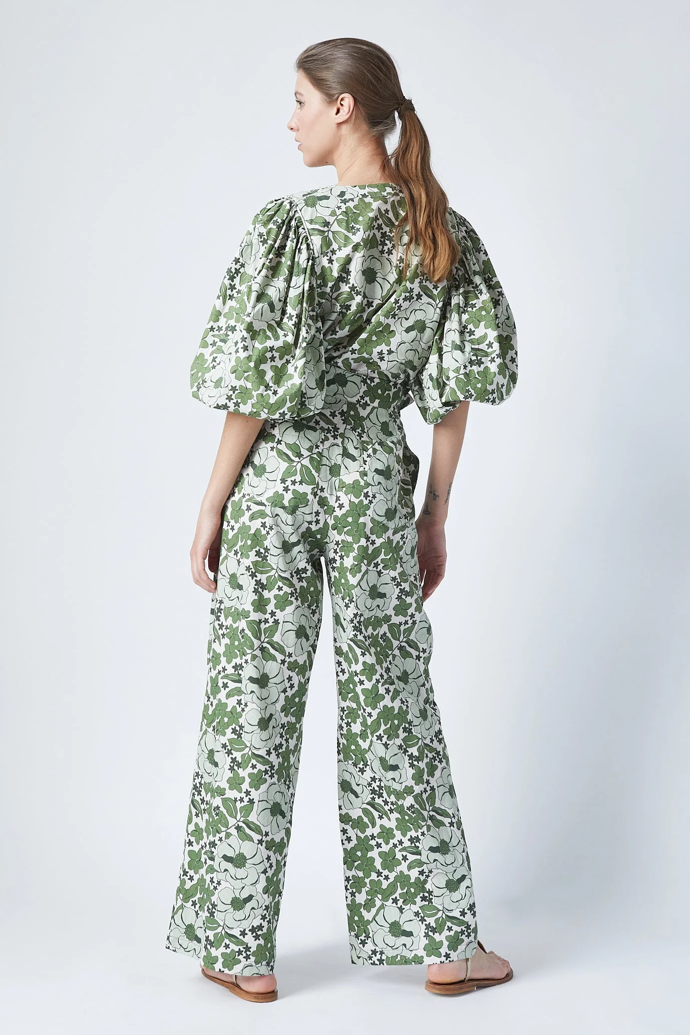 Top Peggy - Green Bloom - Femme - Image 4