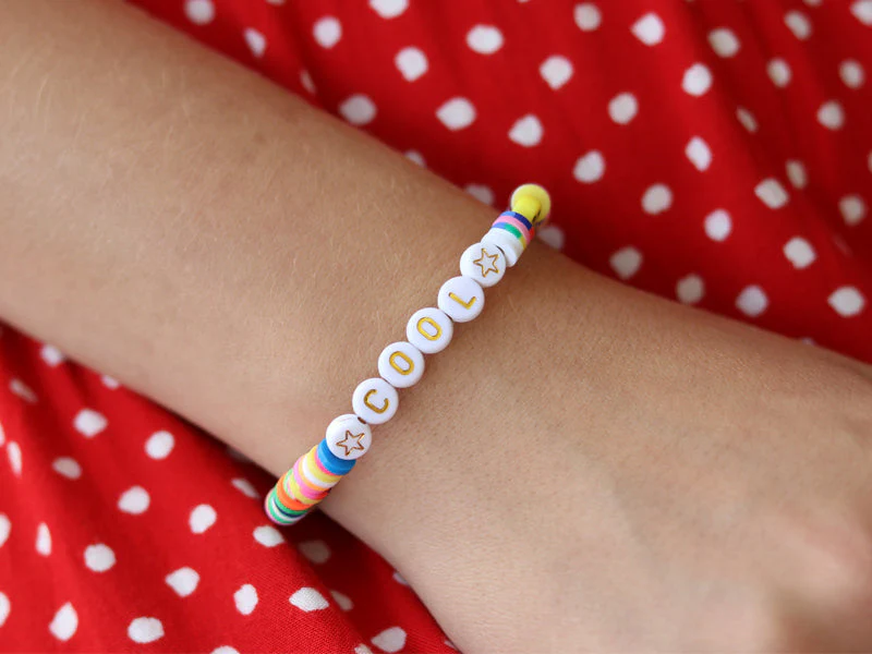 Perles Lettres "Cool" Pour Bracelet À Personnaliser - Image 2
