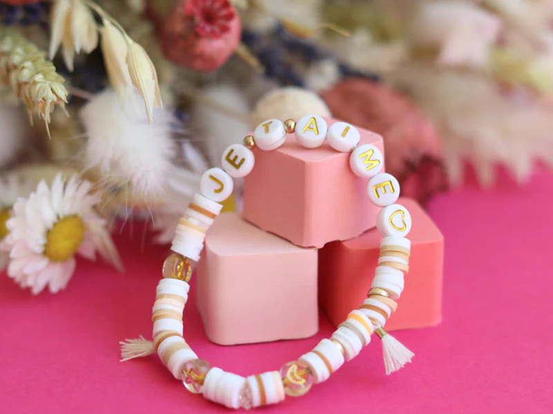 Perles Lettres "Je T'Aime" Pour Bracelet À Personnaliser - Image 3