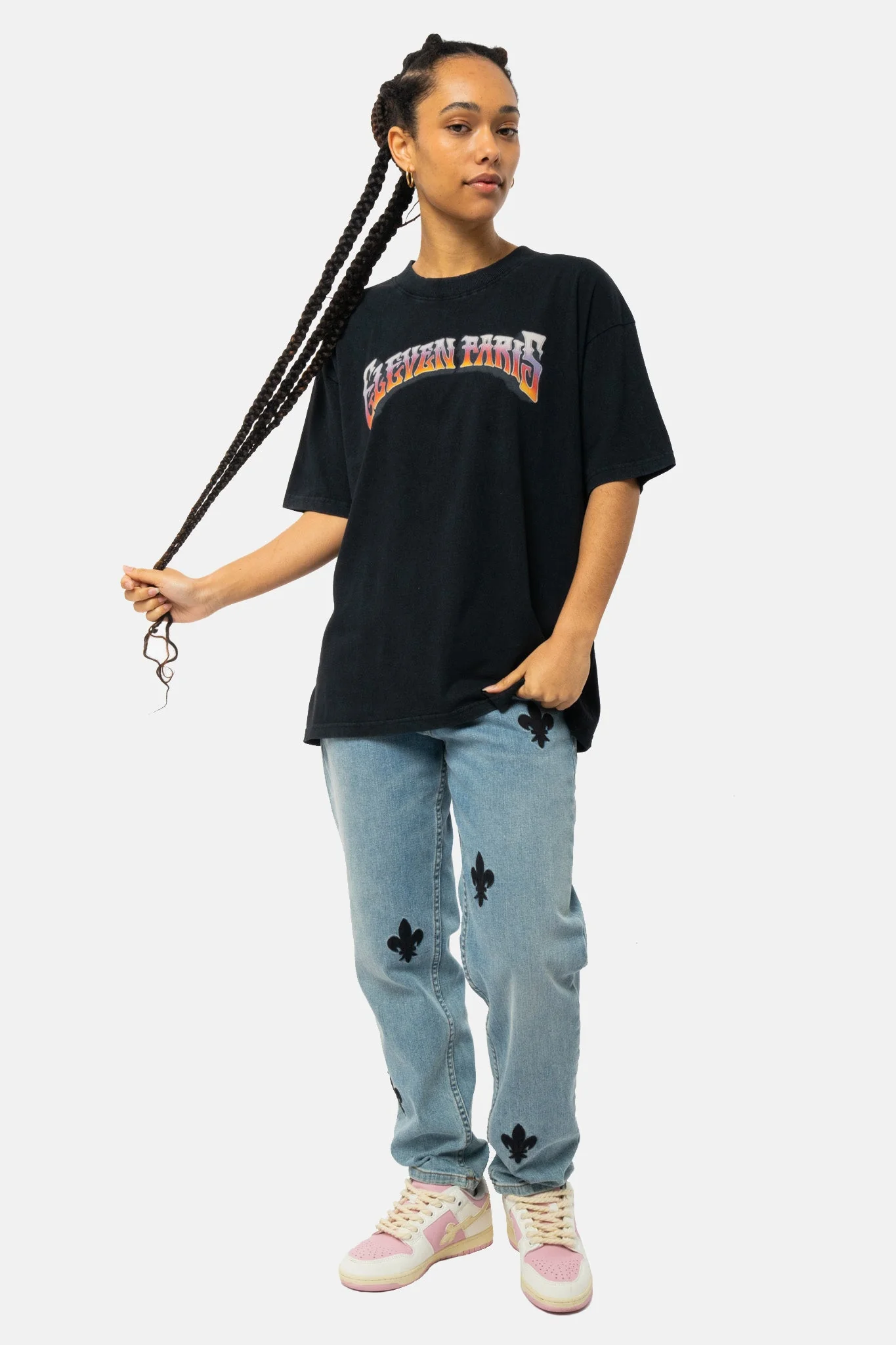 T-Shirt Petunia - Black Wash - Image 5