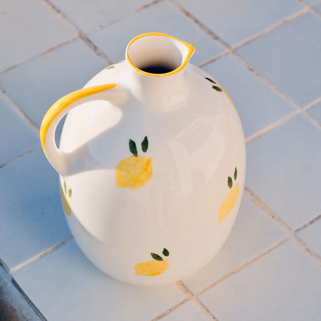 Pichet En Céramique - Citron - Image 3