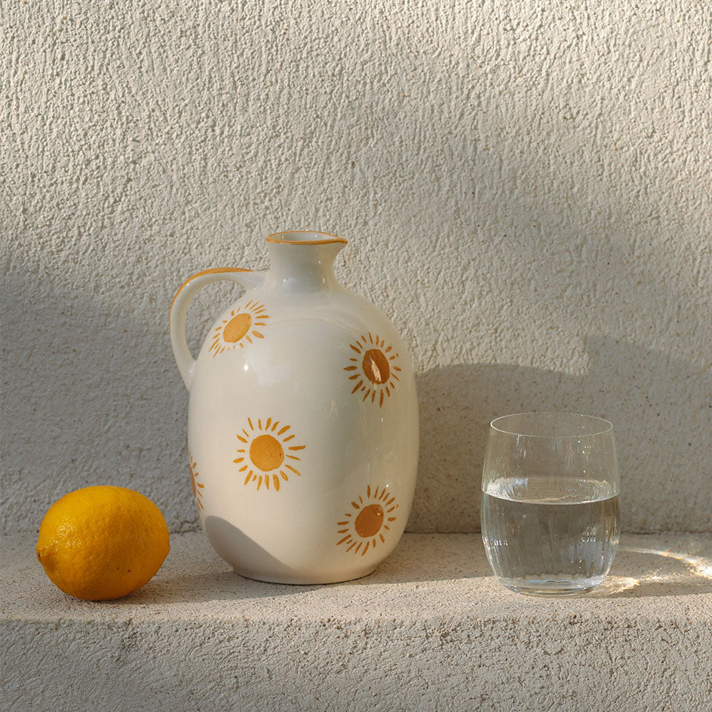 Pichet En Céramique - Soleil - Image 5
