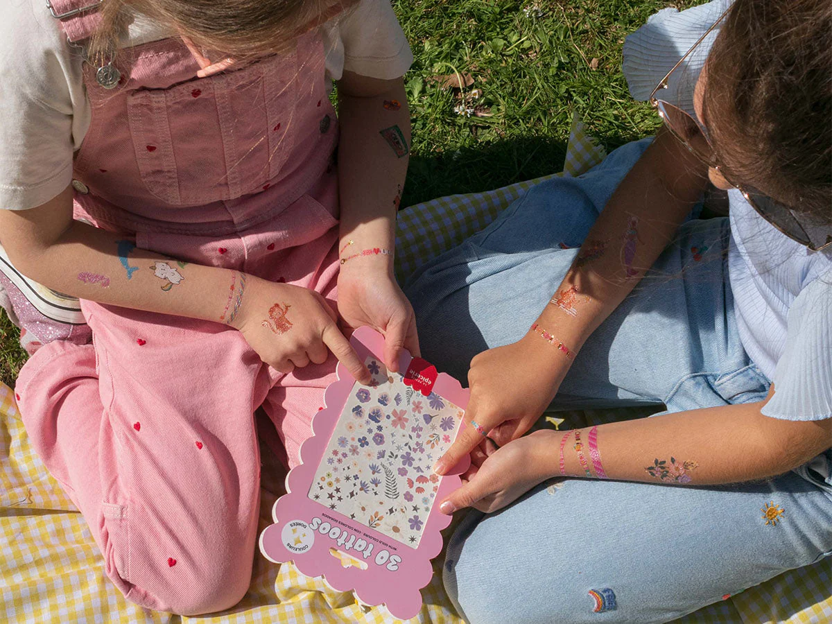 Pochette De 100 Tattoos - Fleurs - Image 5
