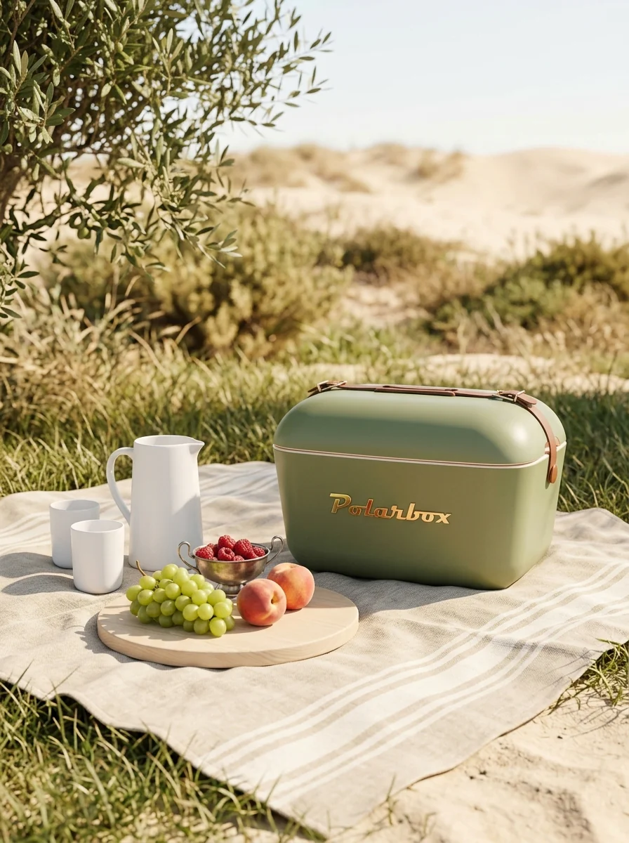 Polarbox - Glaciere Olive Green-Gold - Image 2