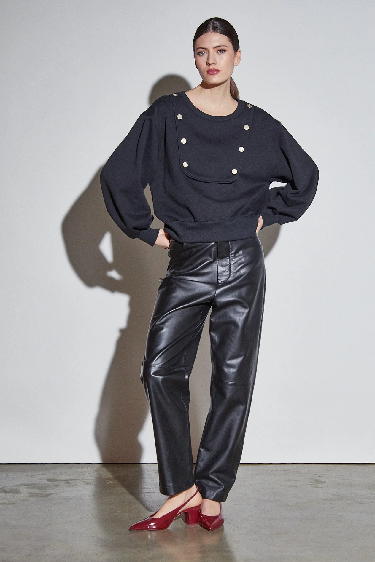 Sweat Poppy - Black - Femme - Image 2