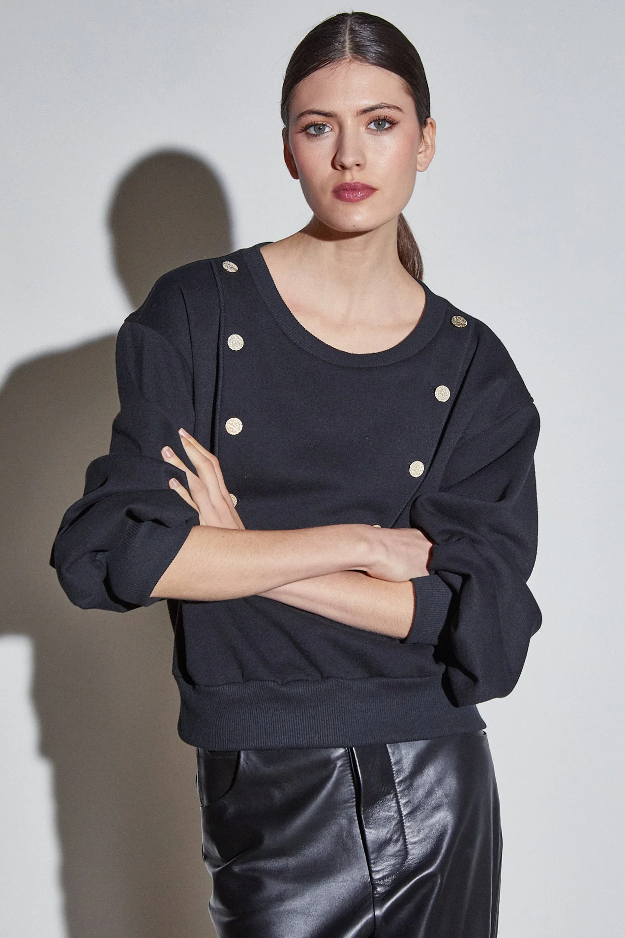 Sweat Poppy - Black - Femme - Image 3