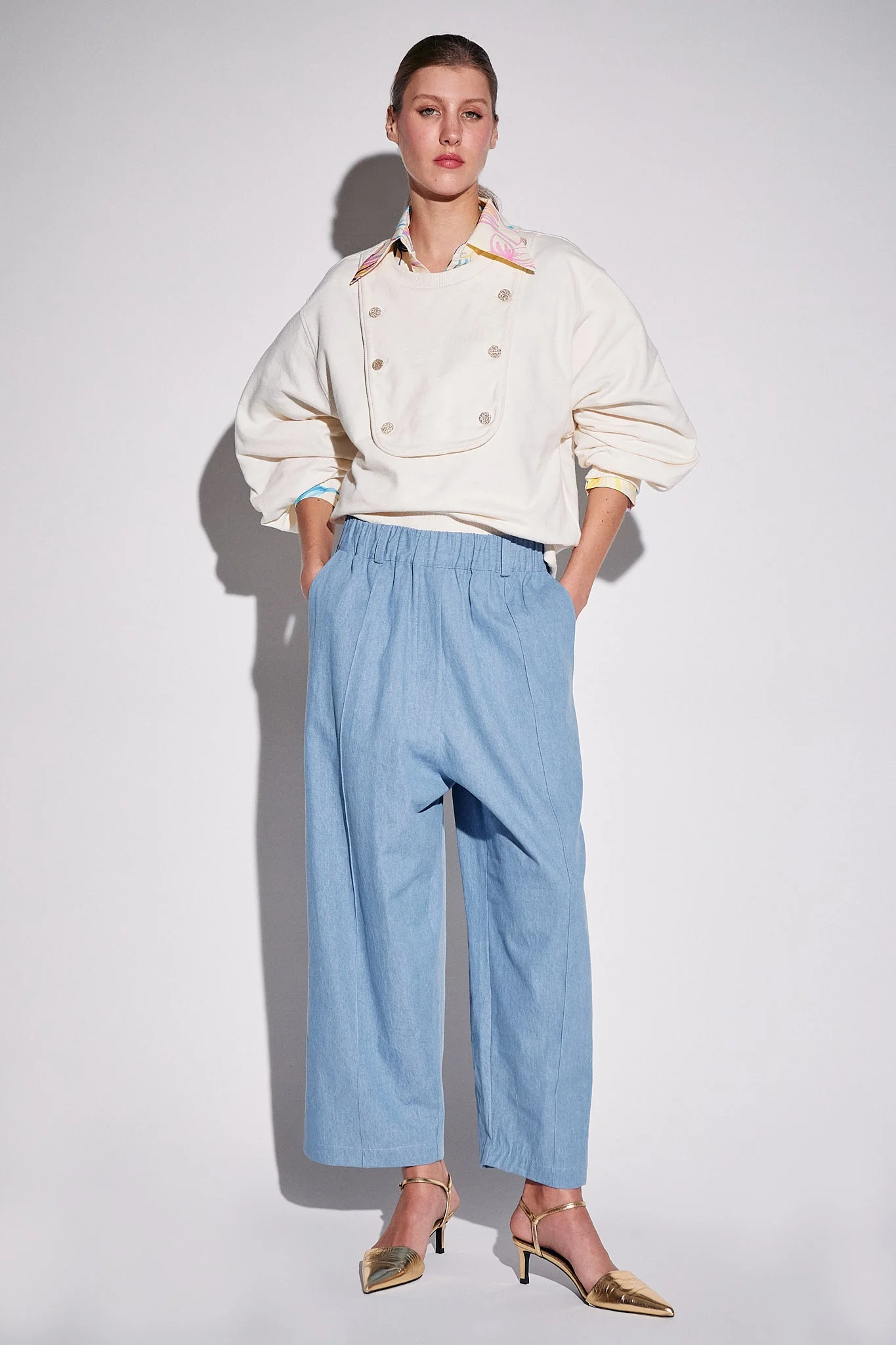 Sweat Poppy - Cream - Femme - Image 2