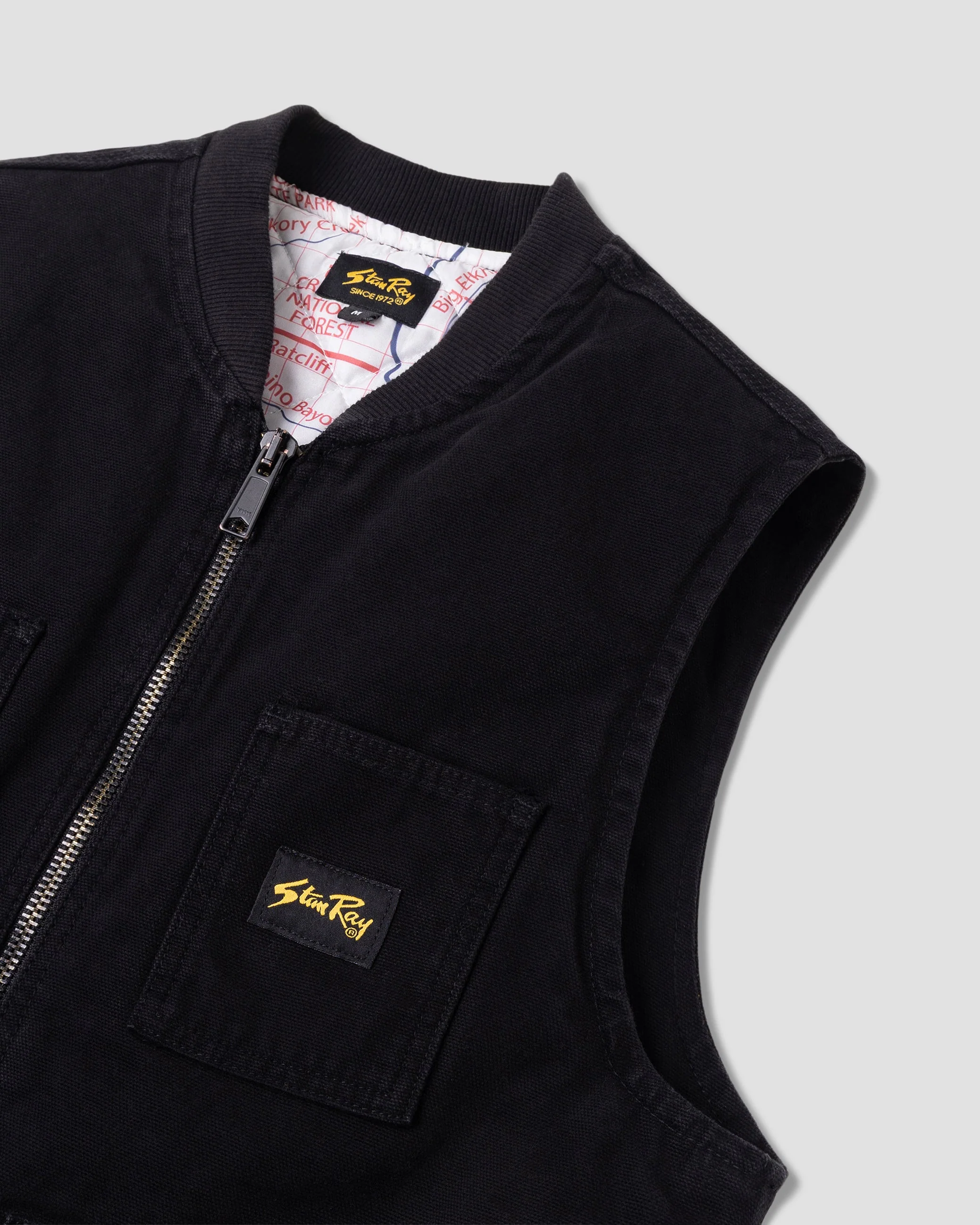Pork Chop Vest - Washed Black Duck - Image 6