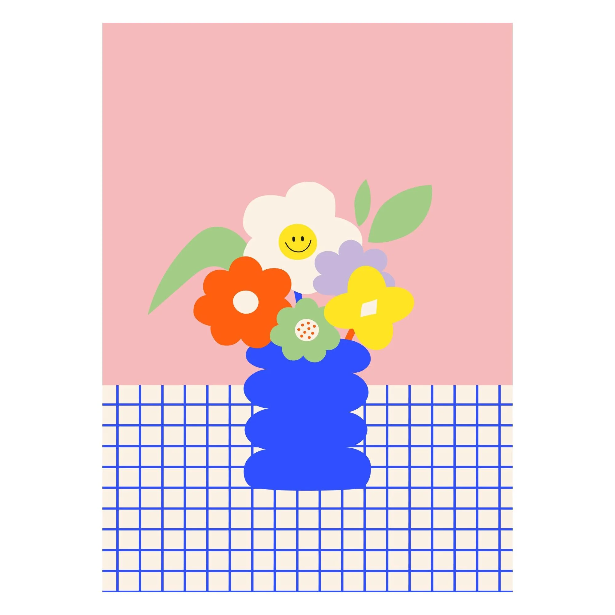 Affordable Art Prints X Maren Gross - Happy Daisy - Image 3